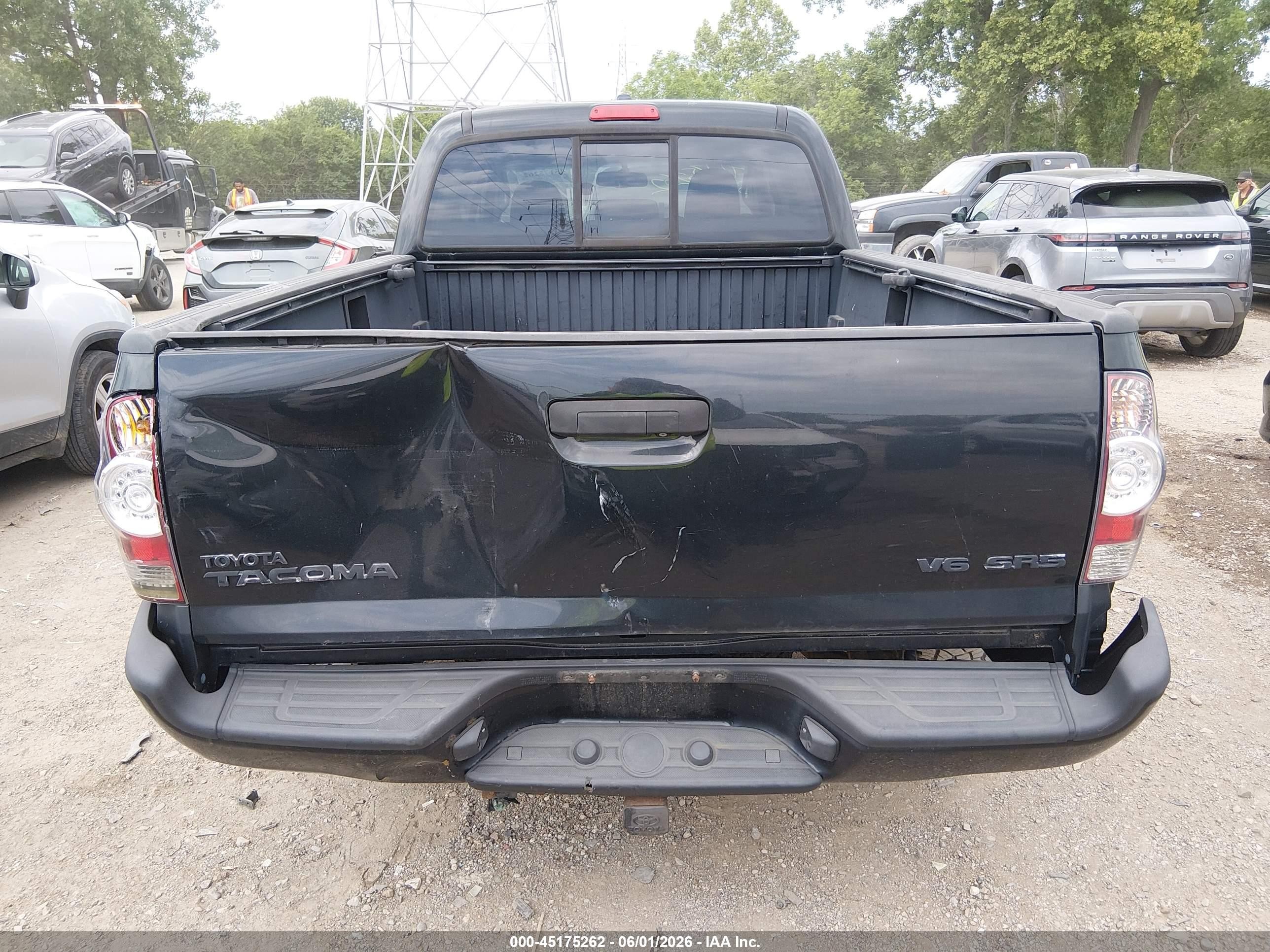 2009 Toyota Tacoma Base V6 Black vin: 3TMMU52N89M010345