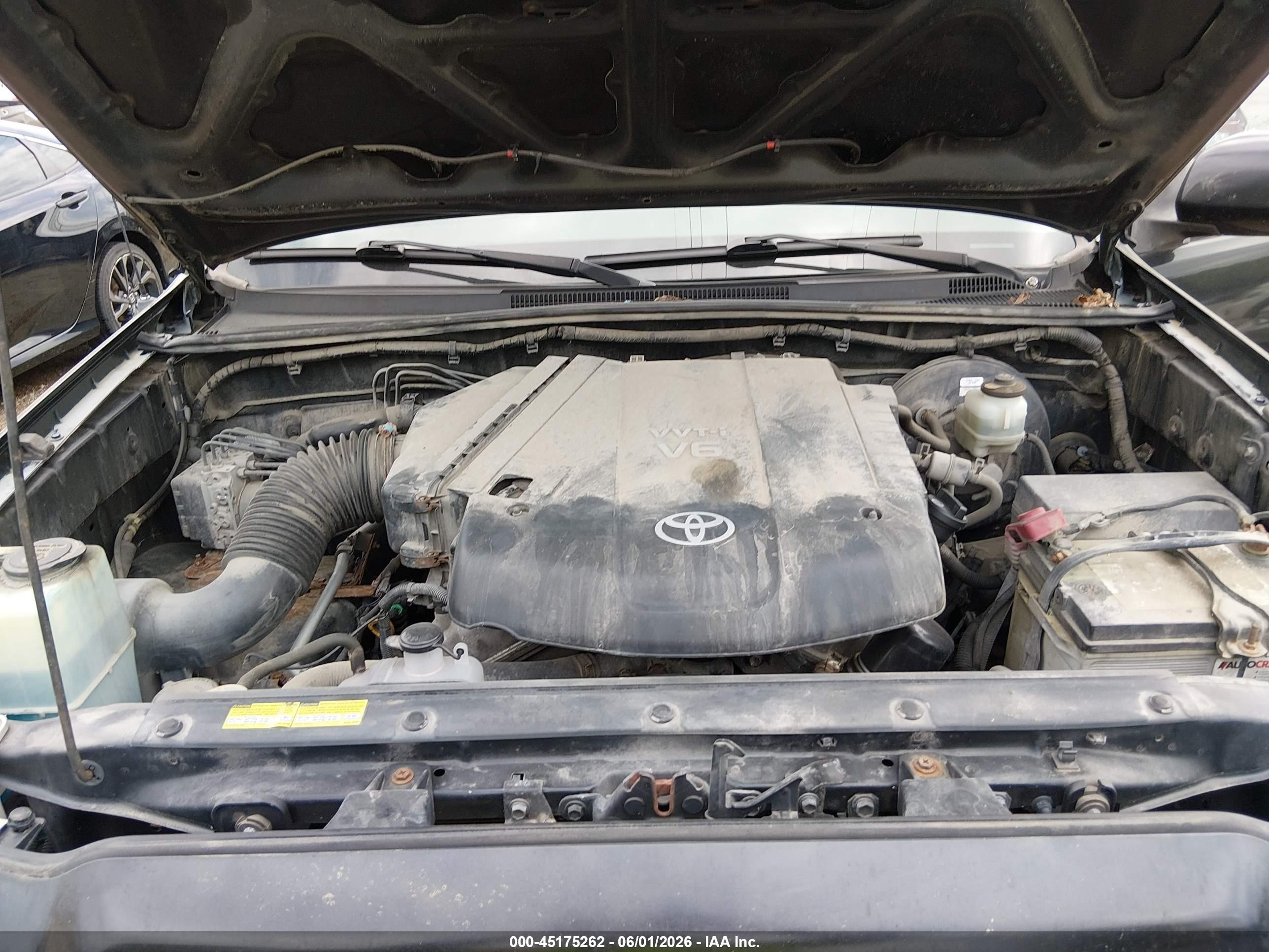 2009 Toyota Tacoma Base V6 Black vin: 3TMMU52N89M010345