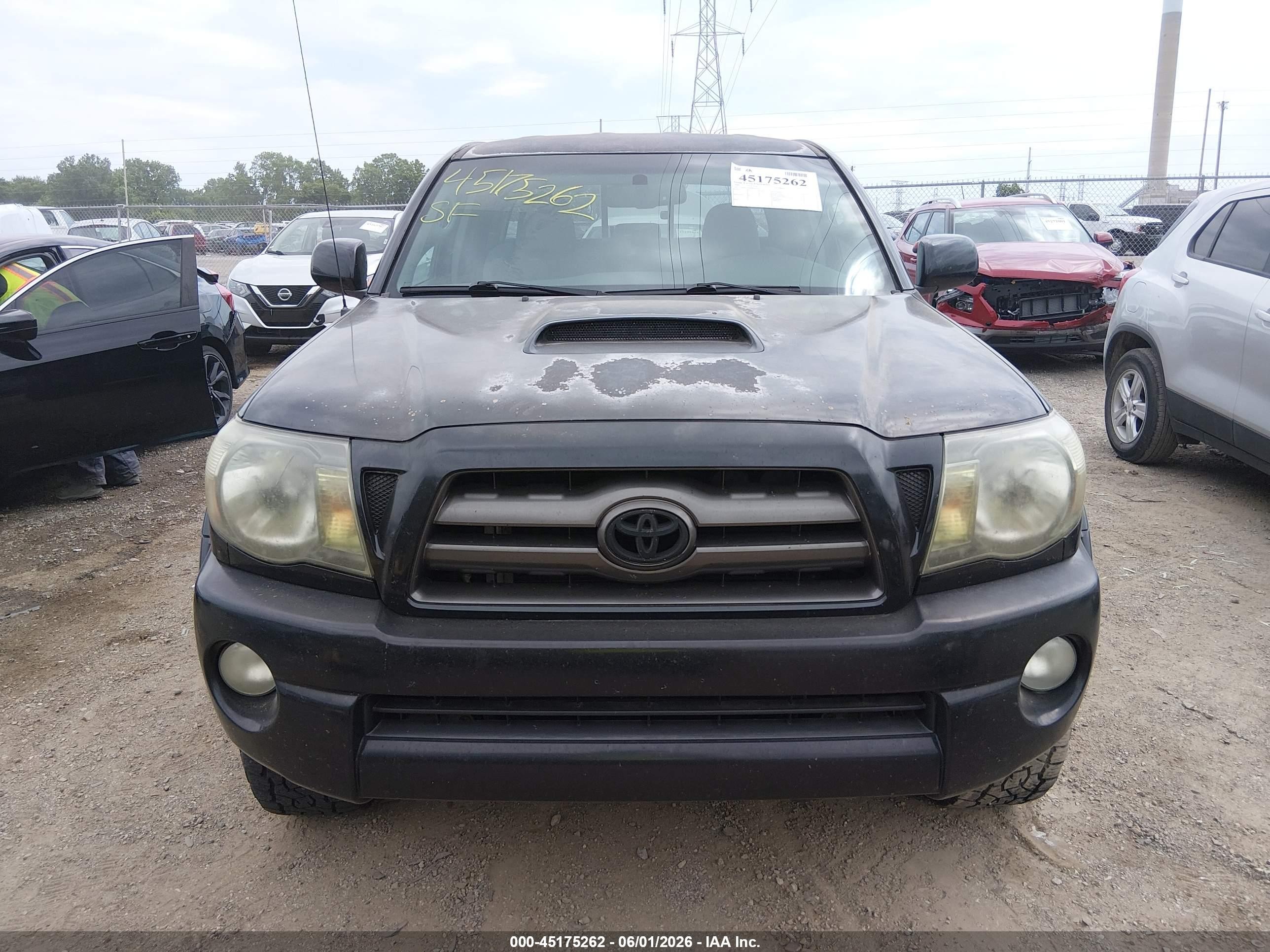 2009 Toyota Tacoma Base V6 Black vin: 3TMMU52N89M010345