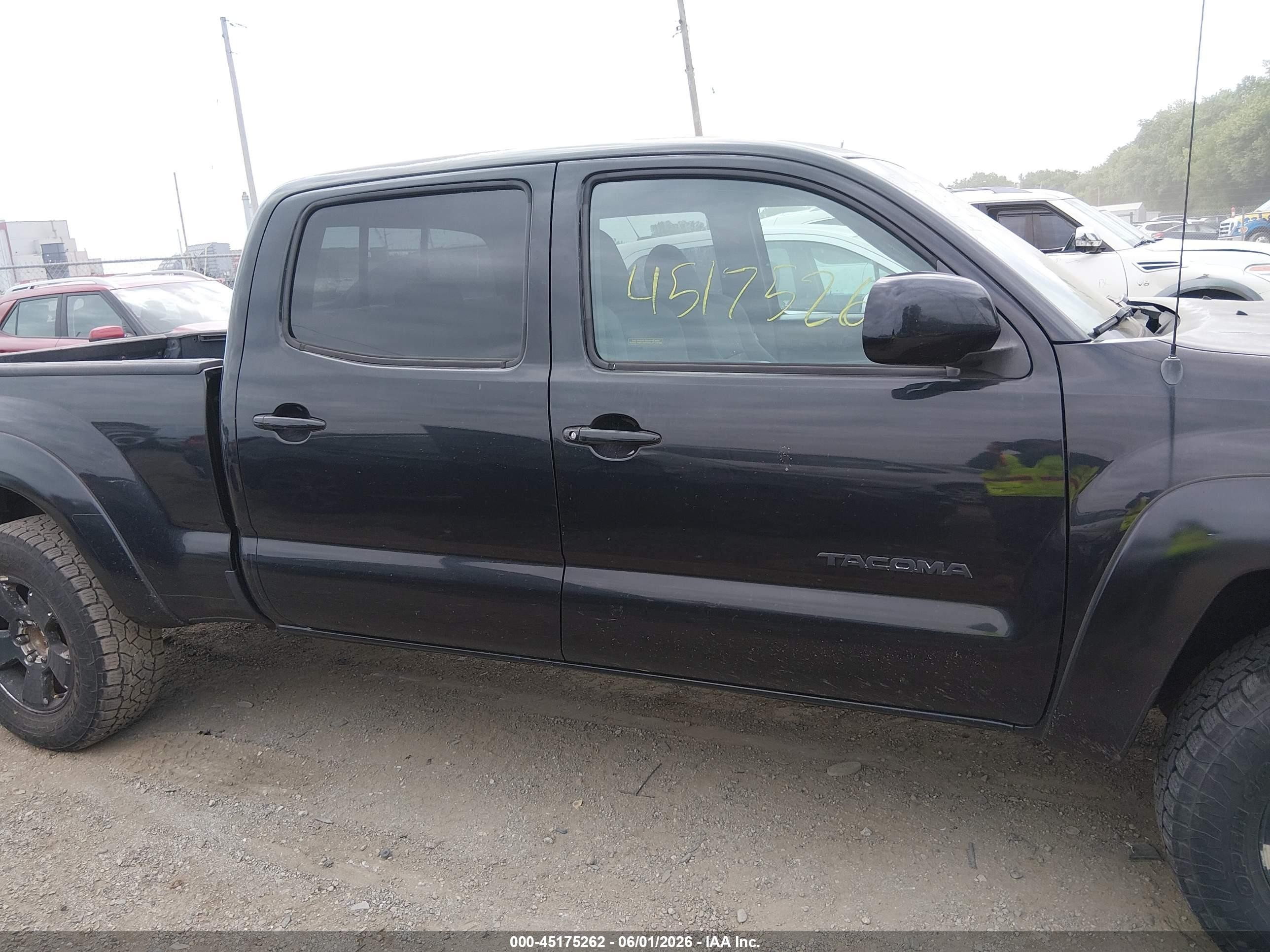 2009 Toyota Tacoma Base V6 Black vin: 3TMMU52N89M010345