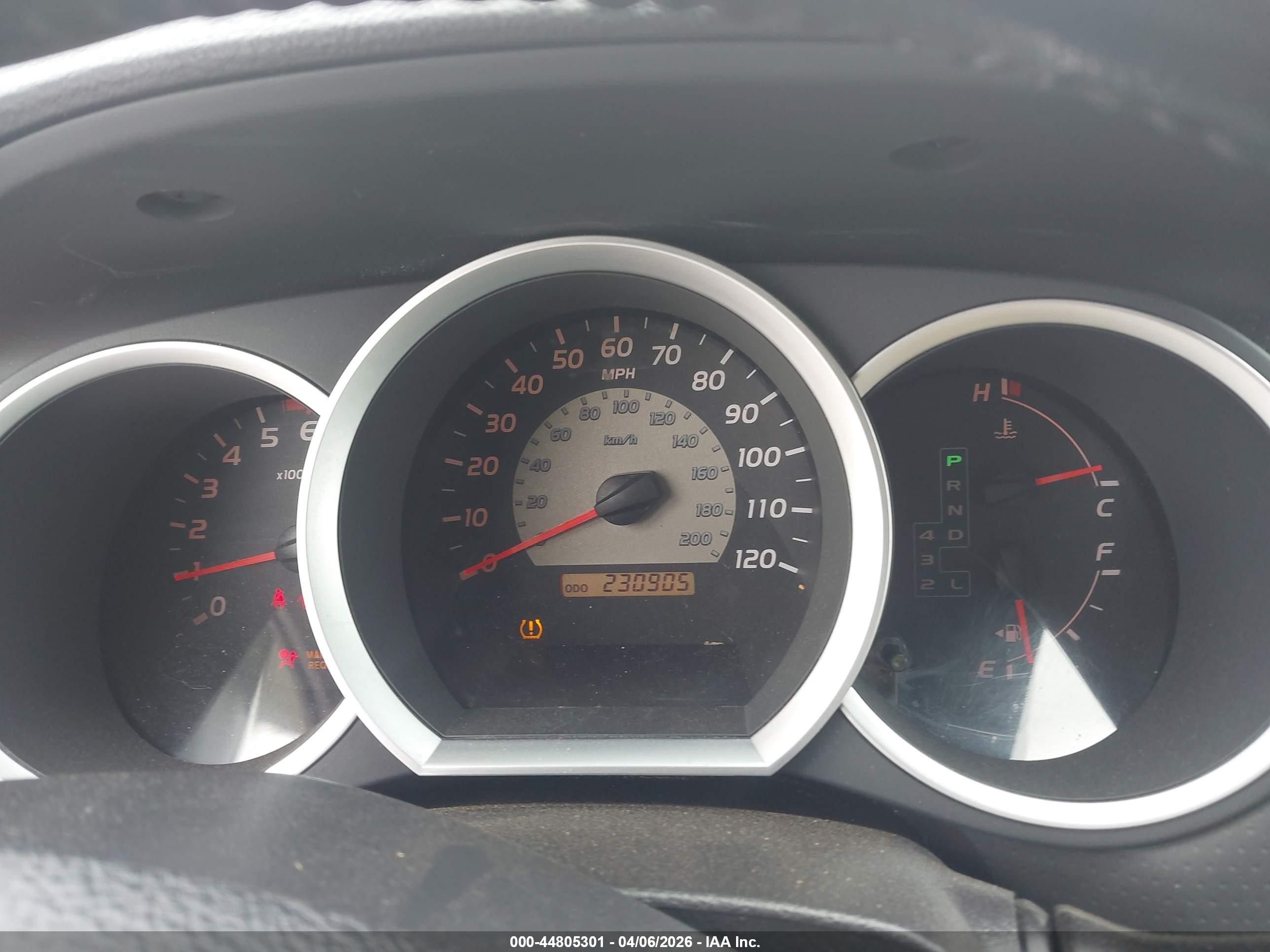 2007 Toyota Tacoma Base V6 Red vin: 3TMMU52N97M003742