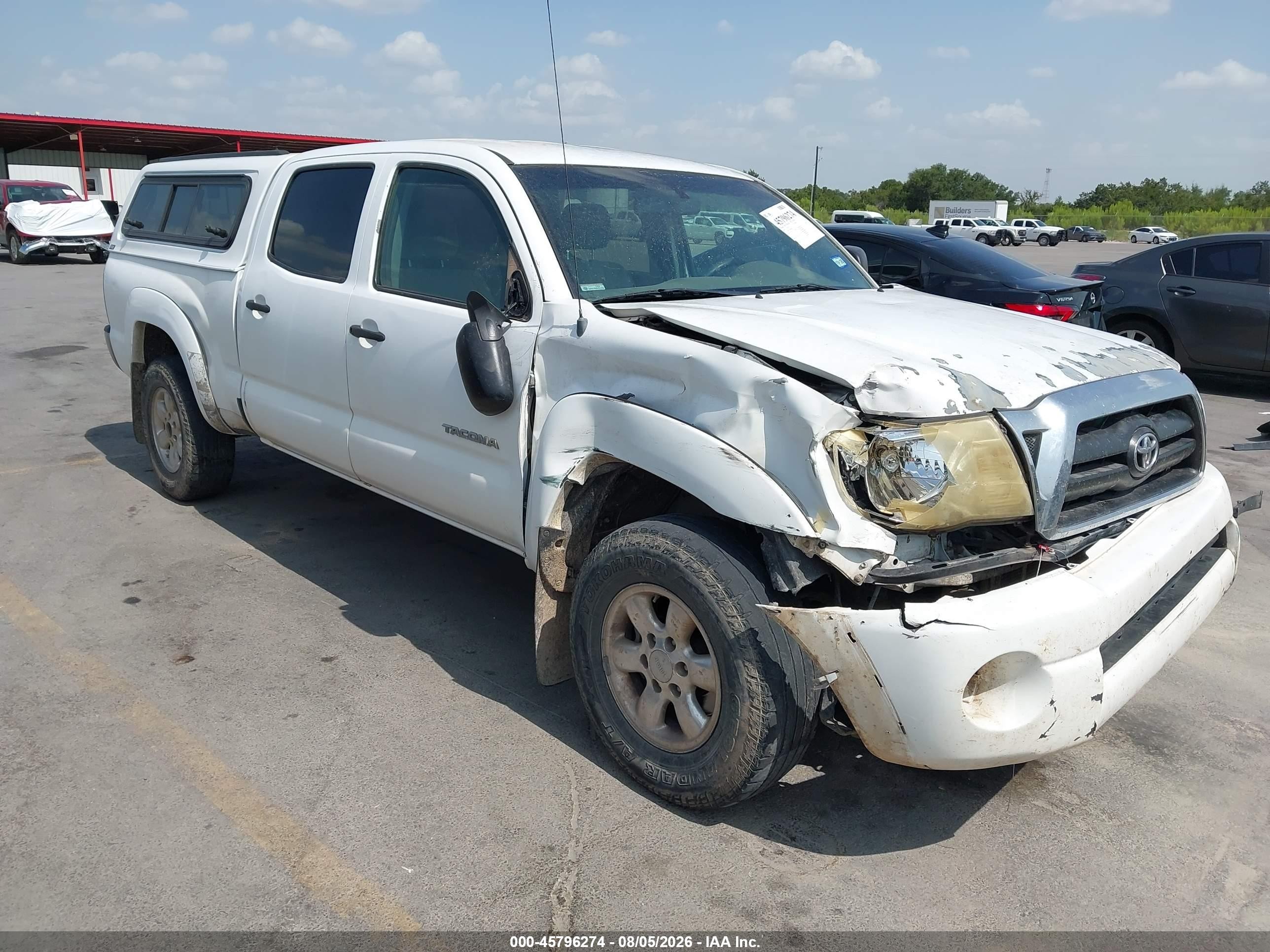 2008 Toyota Tacoma Base V6 Белый vin: 3TMMU52N98M006903