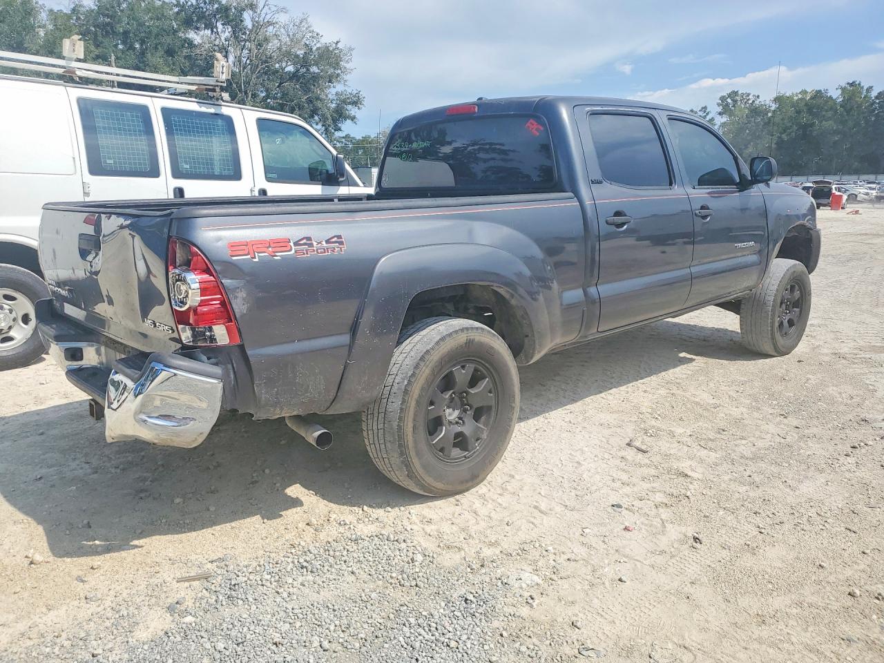 2009 Toyota Tacoma Double Cab Long Bed Серый vin: 3TMMU52N99M014744