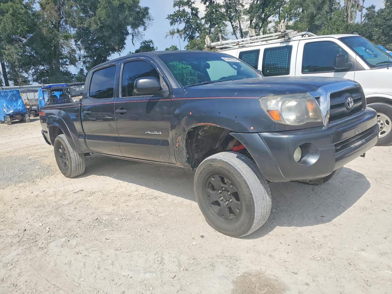 2009 Toyota Tacoma Double Cab Long Bed Серый vin: 3TMMU52N99M014744
