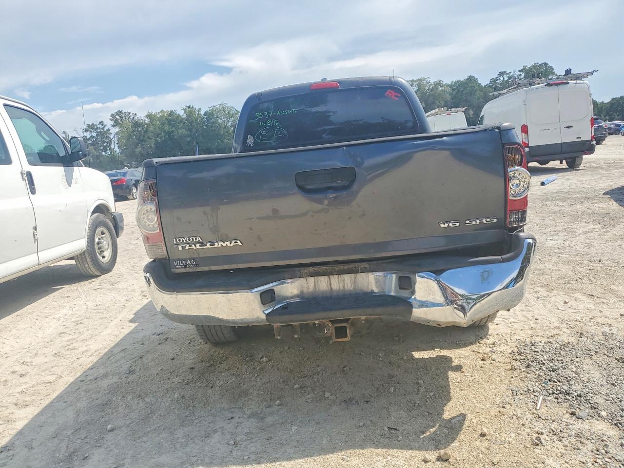 2009 Toyota Tacoma Double Cab Long Bed Серый vin: 3TMMU52N99M014744