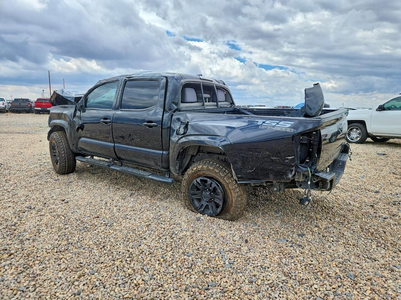 2021 Toyota Tacoma Sr Черный vin: 3TYAX5GN0MT030654