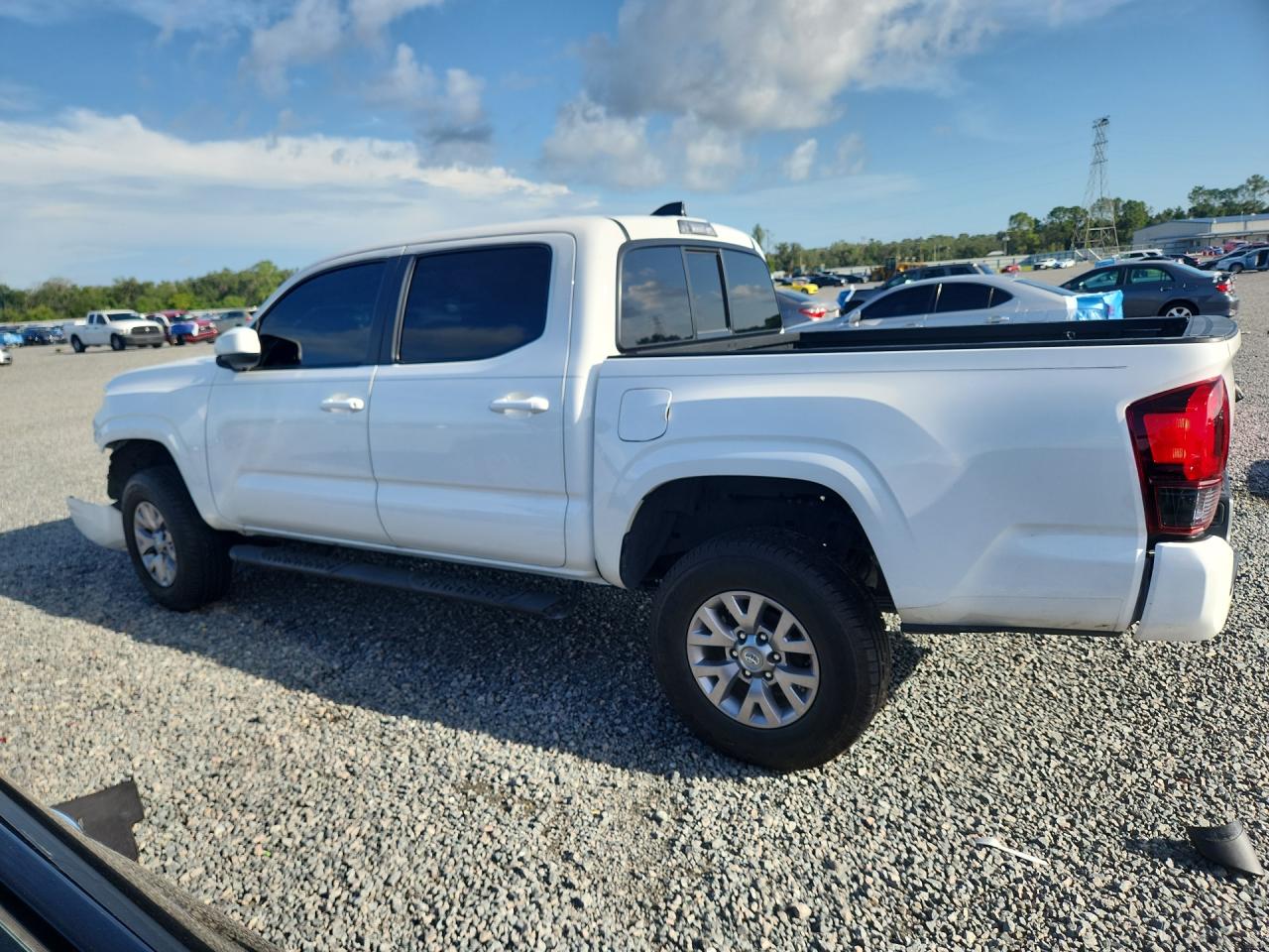 2022 Toyota Tacoma Sr White vin: 3TYAX5GN1NT067052