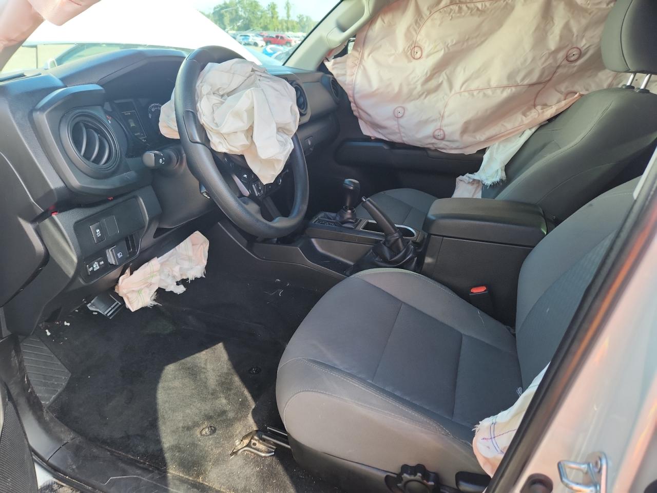 2022 Toyota Tacoma Sr White vin: 3TYAX5GN1NT067052