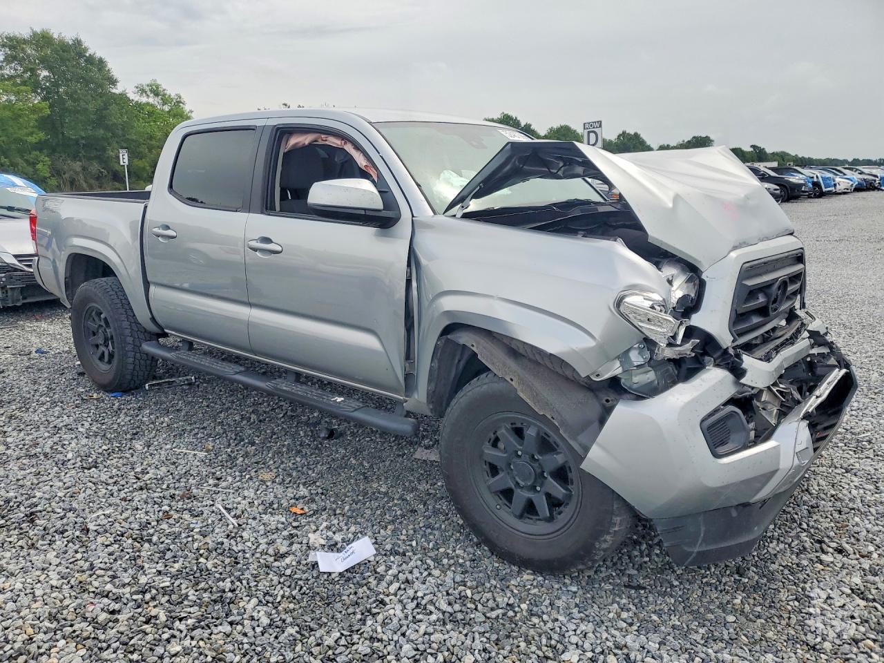 2023 Toyota Tacoma Sr Silver vin: 3TYAX5GN3PT083224