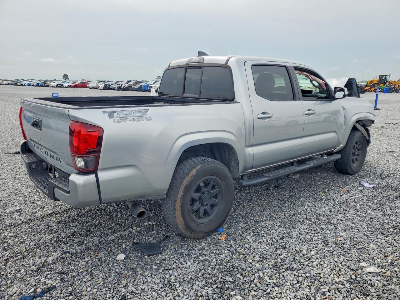 2023 Toyota Tacoma Sr Silver vin: 3TYAX5GN3PT083224