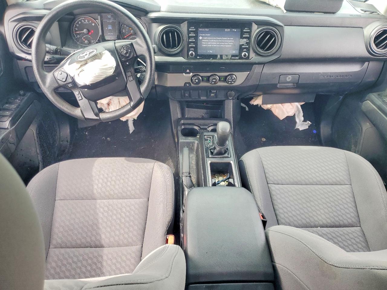 2023 Toyota Tacoma Sr Silver vin: 3TYAX5GN3PT083224