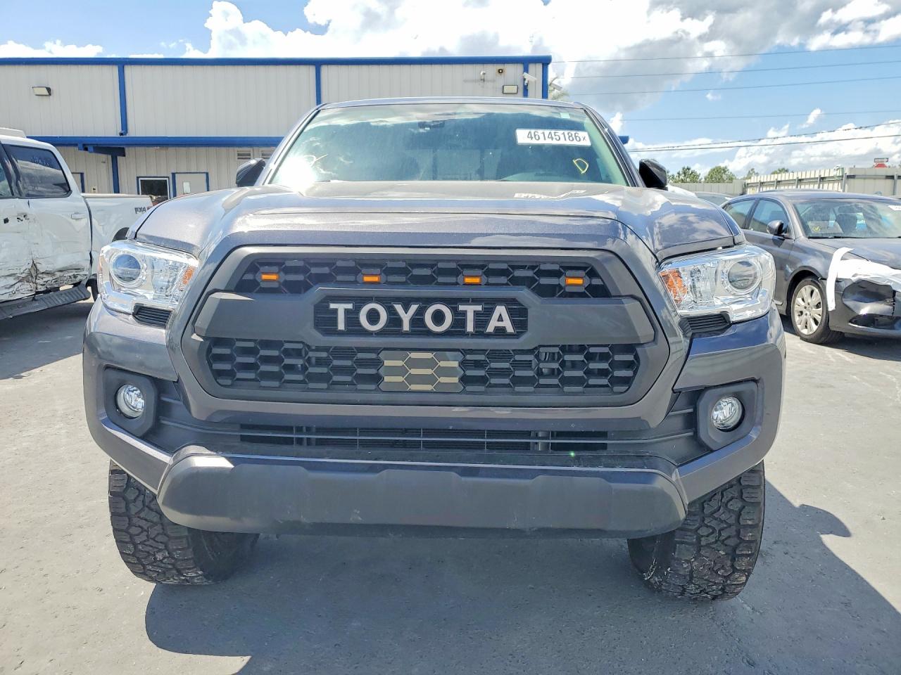 2023 Toyota Tacoma Sr Gray vin: 3TYAX5GN5PT080468