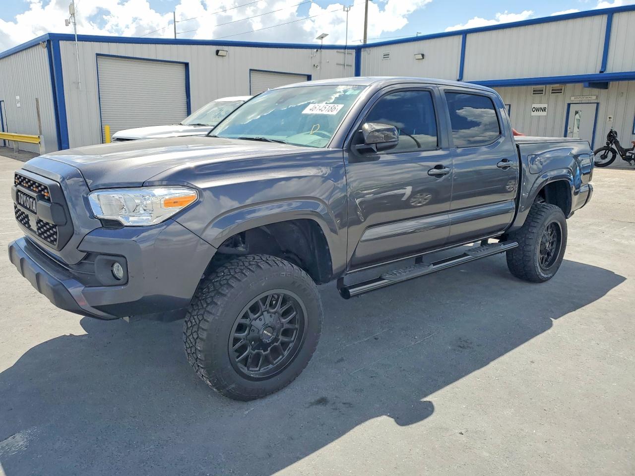 2023 Toyota Tacoma Sr Gray vin: 3TYAX5GN5PT080468