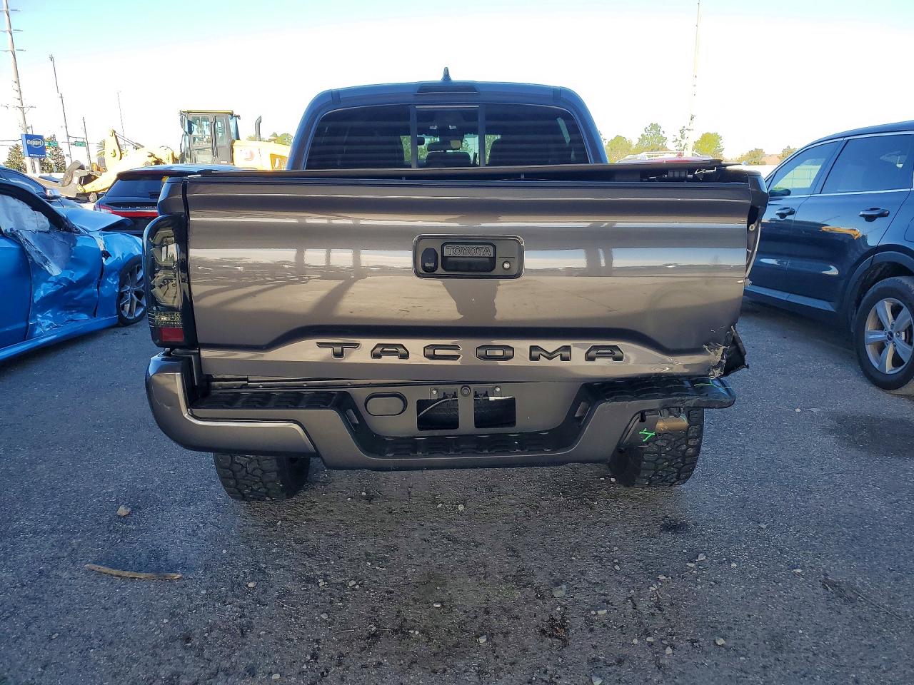 2023 Toyota Tacoma Sr Gray vin: 3TYAX5GN5PT080468