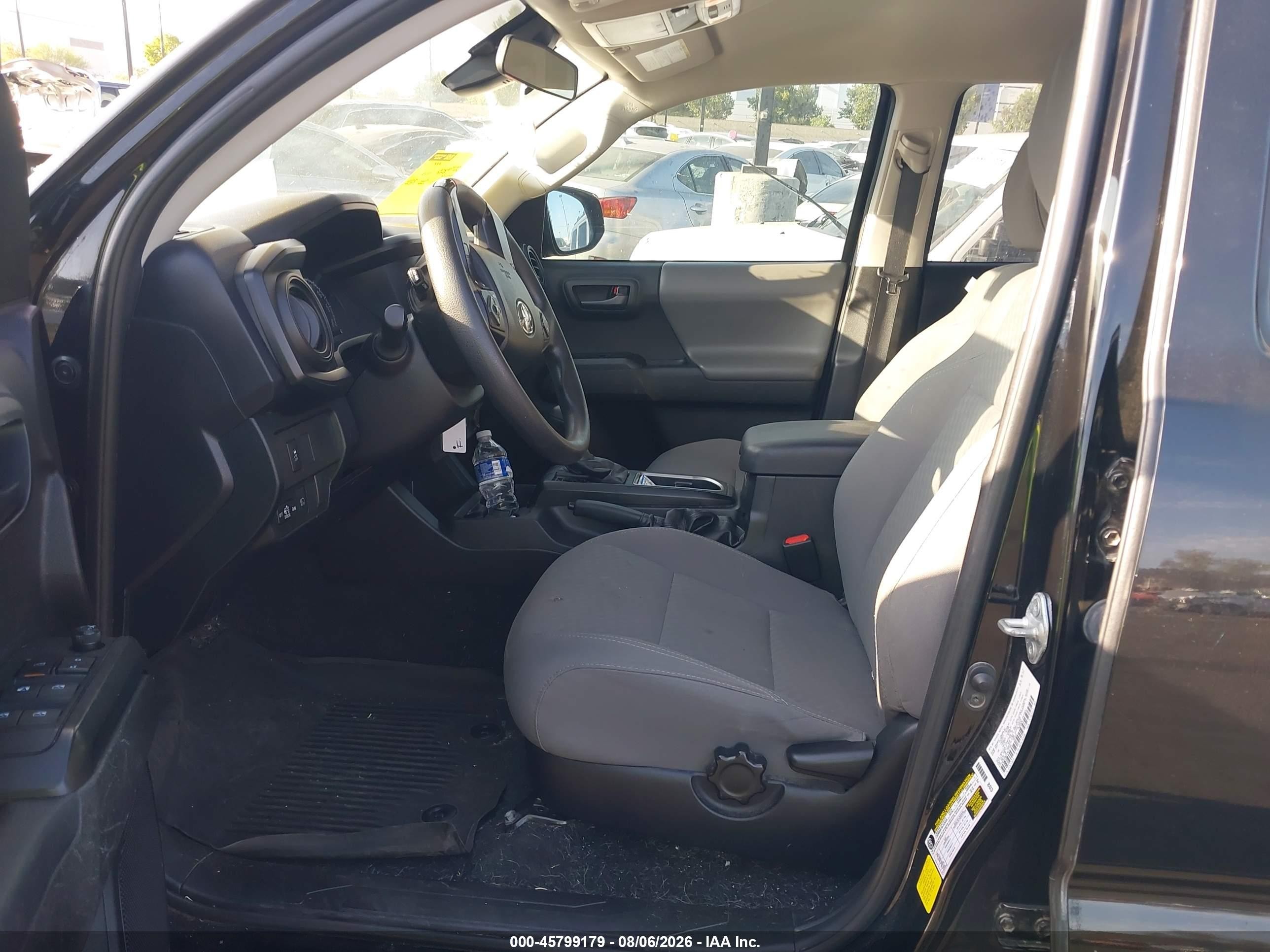 2021 Toyota Tacoma Sr Черный vin: 3TYAX5GN6MT013745