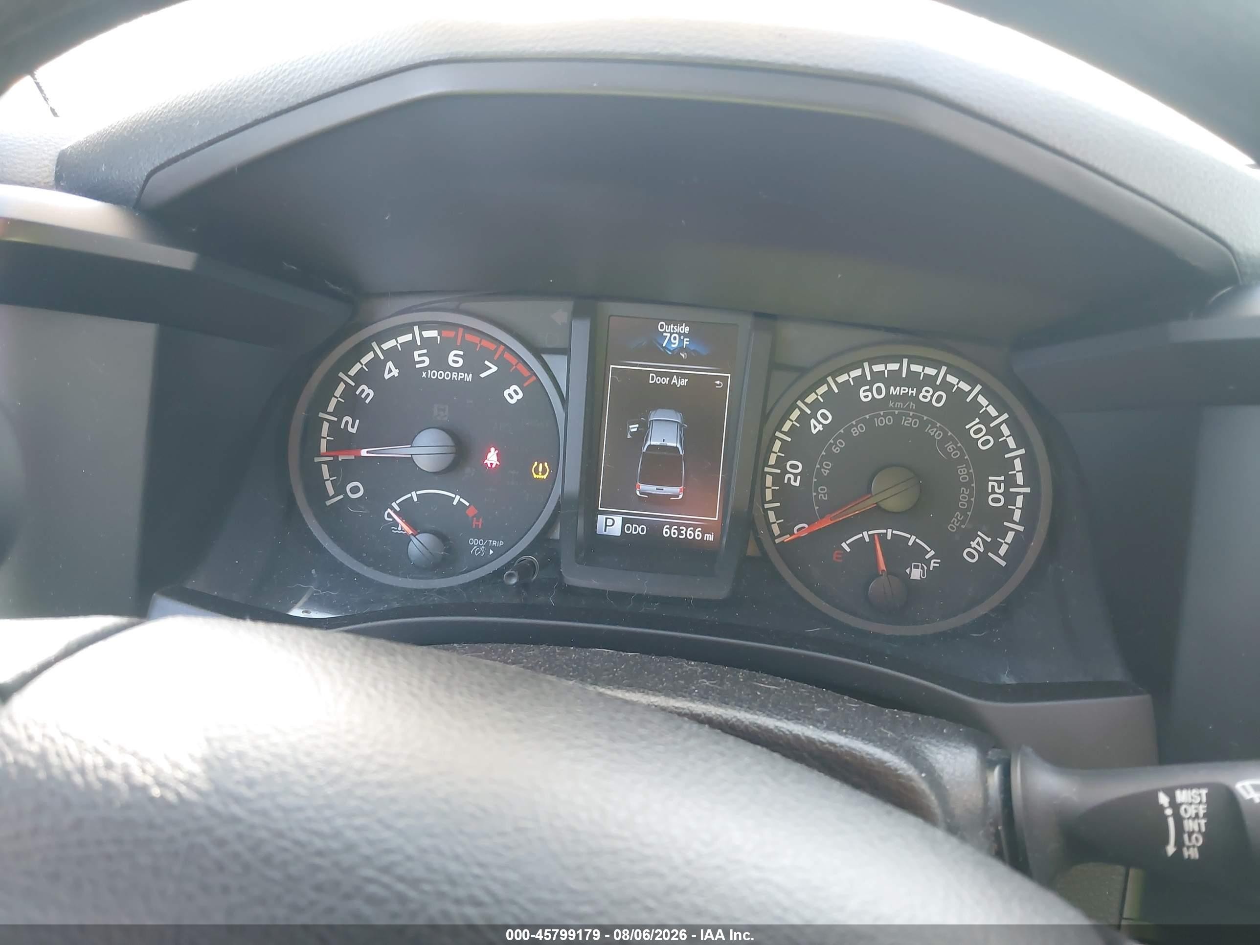 2021 Toyota Tacoma Sr Черный vin: 3TYAX5GN6MT013745