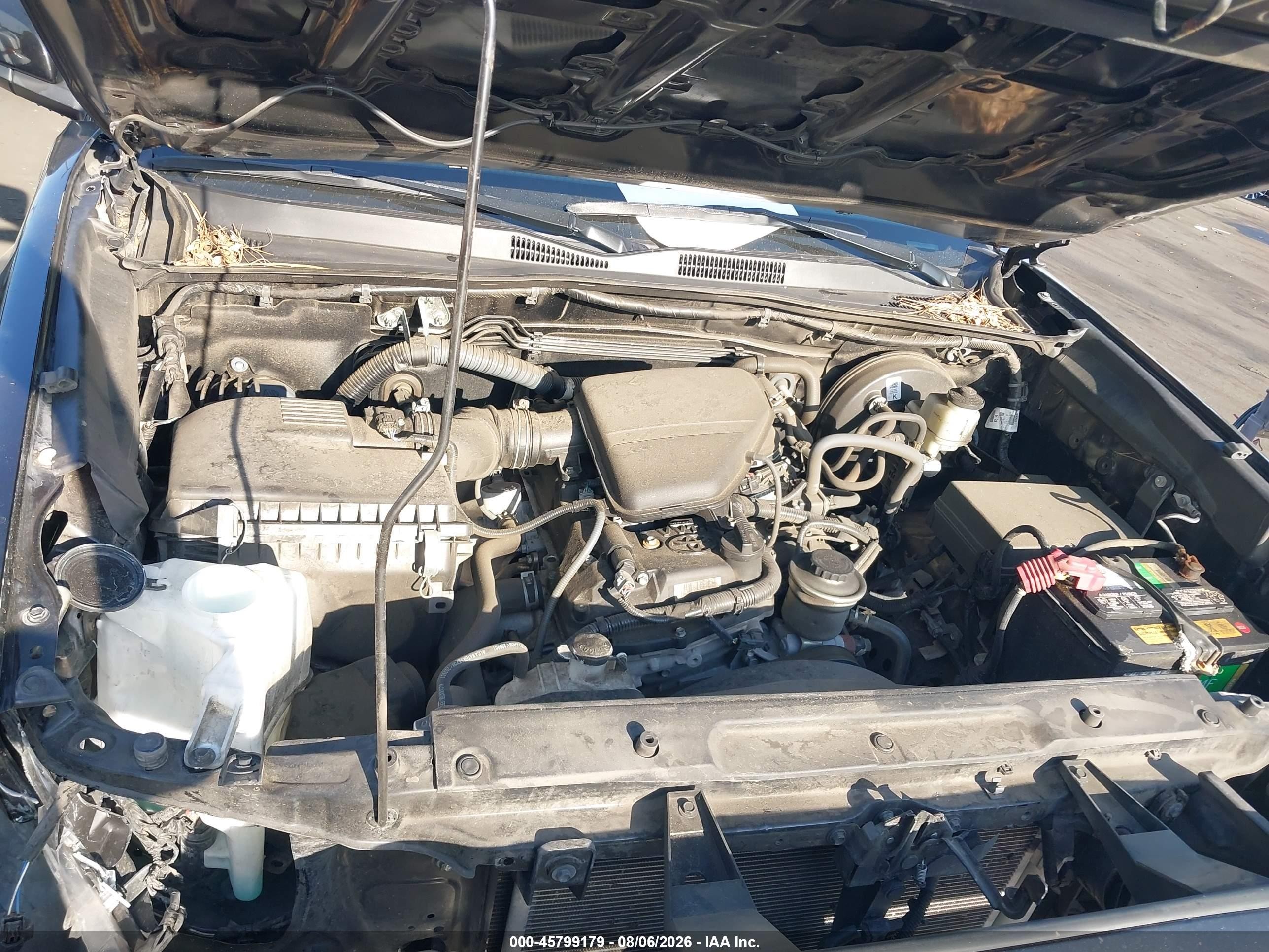 2021 Toyota Tacoma Sr Черный vin: 3TYAX5GN6MT013745