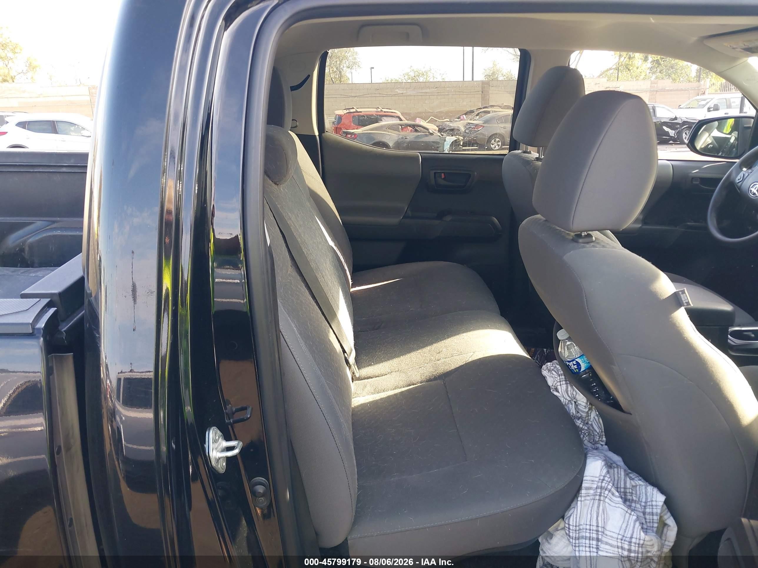 2021 Toyota Tacoma Sr Черный vin: 3TYAX5GN6MT013745