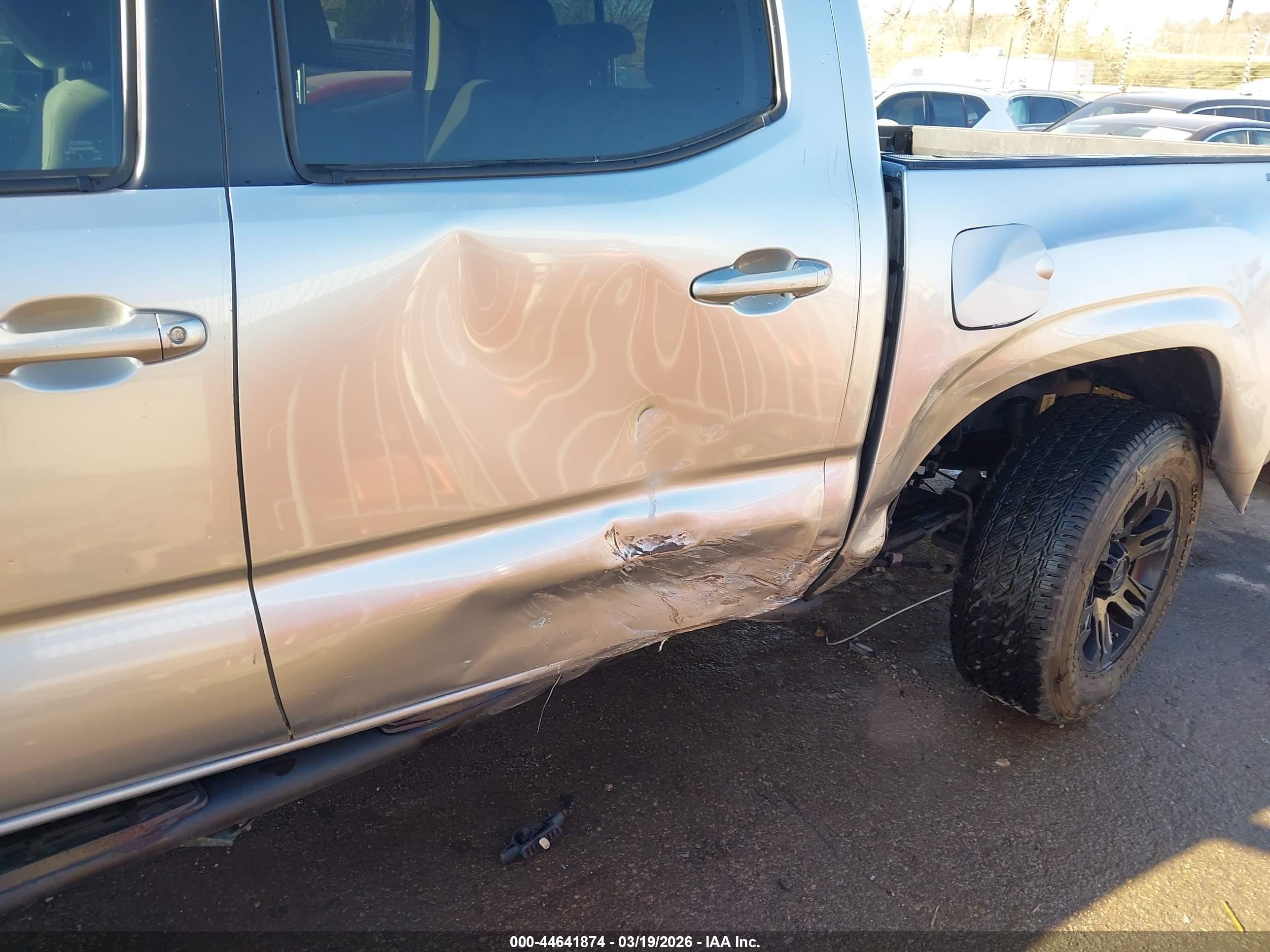 2022 Toyota Tacoma Sr Серый vin: 3TYAX5GN6NT035536
