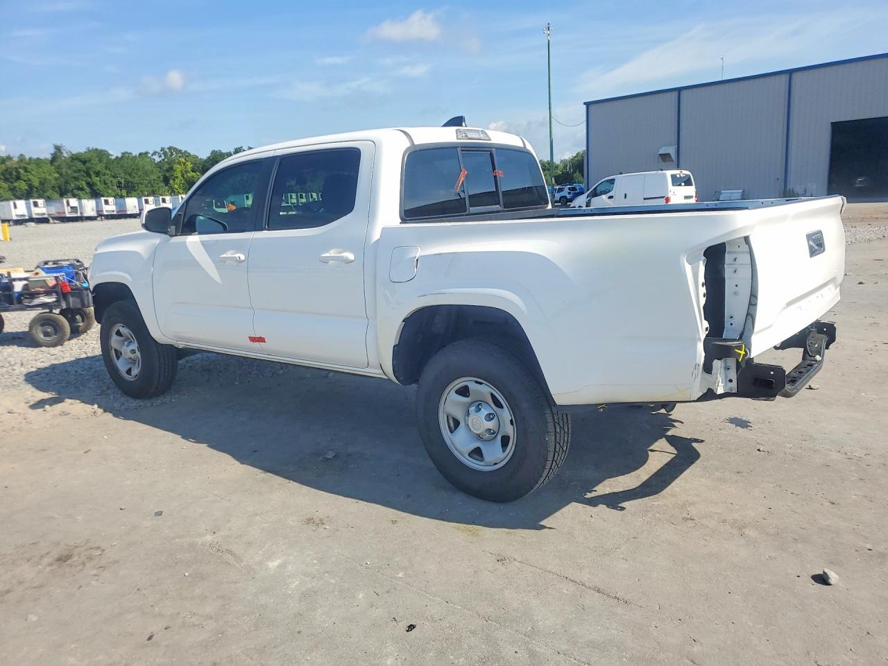 2022 Toyota Tacoma Sr Белый vin: 3TYAX5GN6NT065040