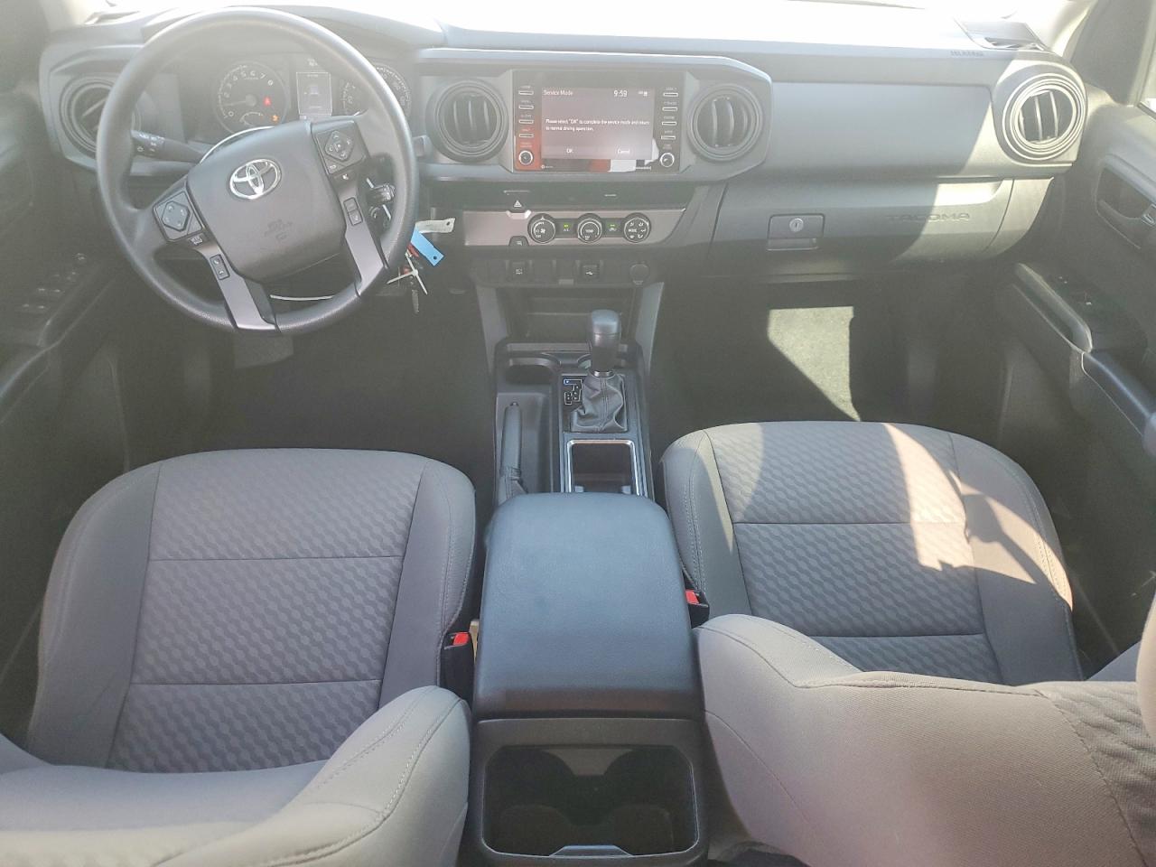 2022 Toyota Tacoma Sr Белый vin: 3TYAX5GN6NT065040
