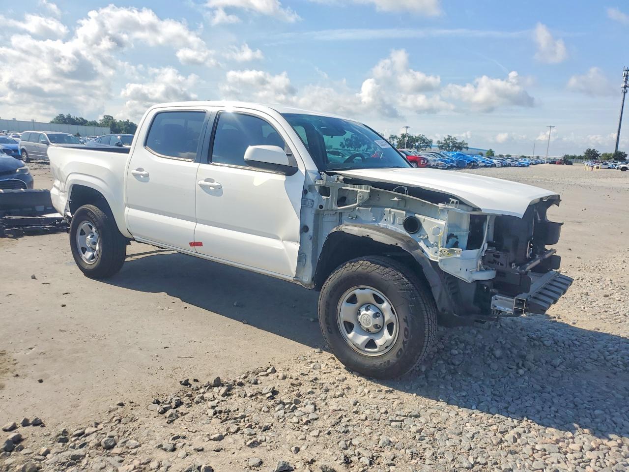 2022 Toyota Tacoma Sr Белый vin: 3TYAX5GN6NT065040