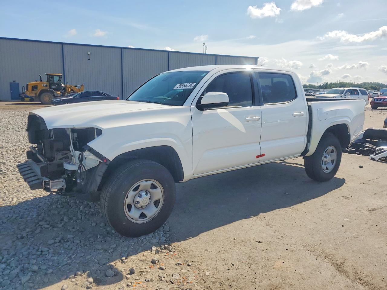 2022 Toyota Tacoma Sr Белый vin: 3TYAX5GN6NT065040