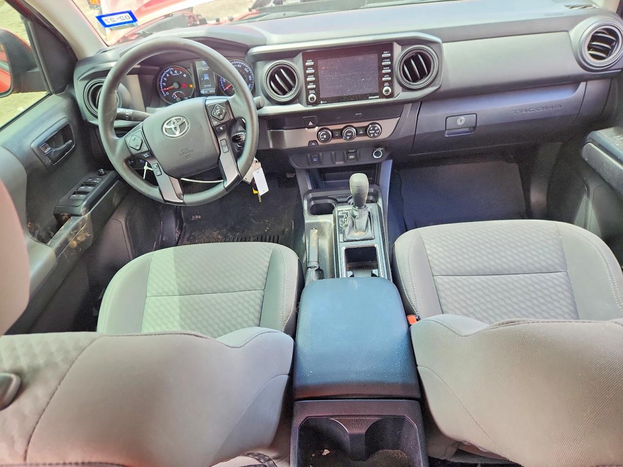 2022 Toyota Tacoma Sr Красный vin: 3TYAX5GN8NT047221