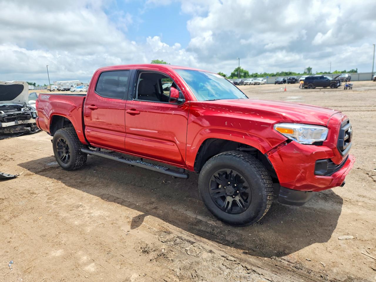 2022 Toyota Tacoma Sr Красный vin: 3TYAX5GN8NT047221