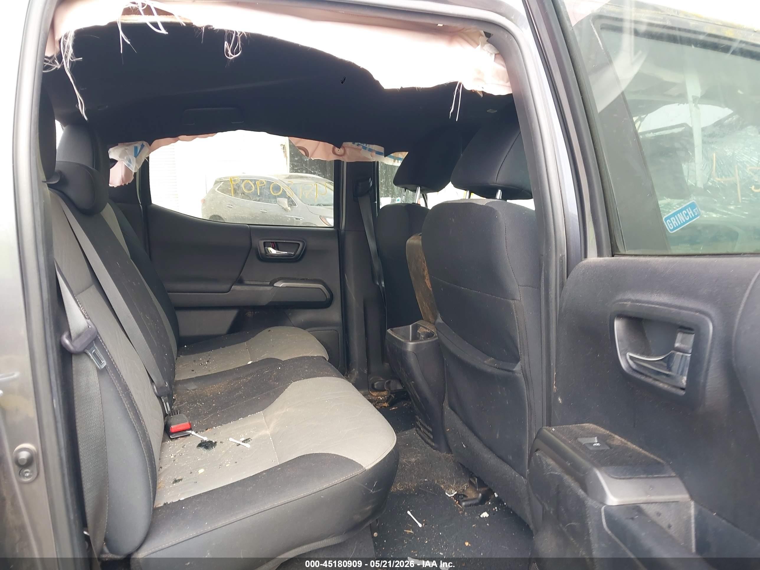 2022 Toyota Tacoma Trd Sport Gray vin: 3TYAZ5CN3NT016720