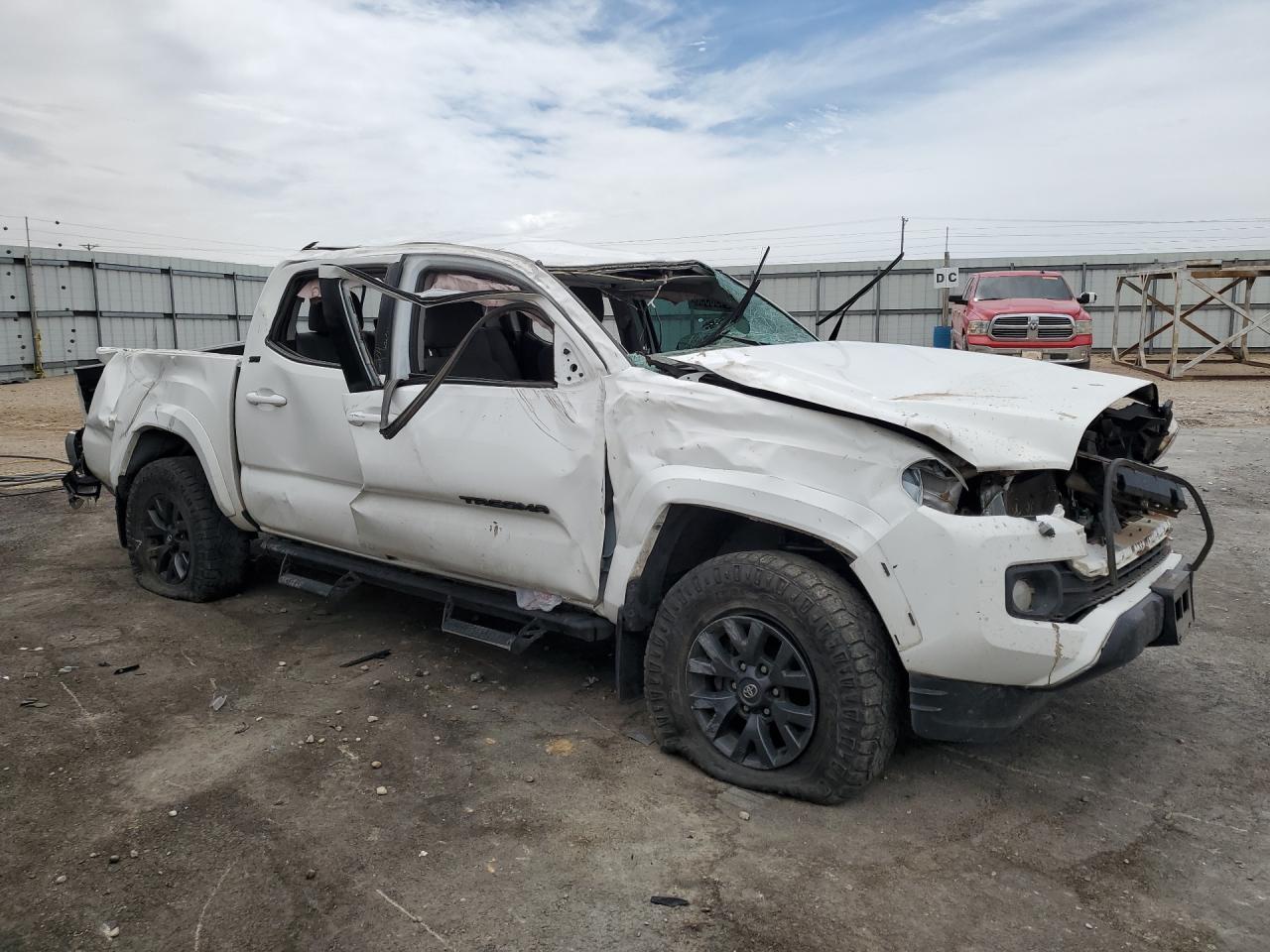 2023 Toyota Tacoma Sr5 V6 Белый vin: 3TYAZ5CN4PT039863 Damage: Roof, Dent(S) W/ Paint Dmg, > 12 Inches