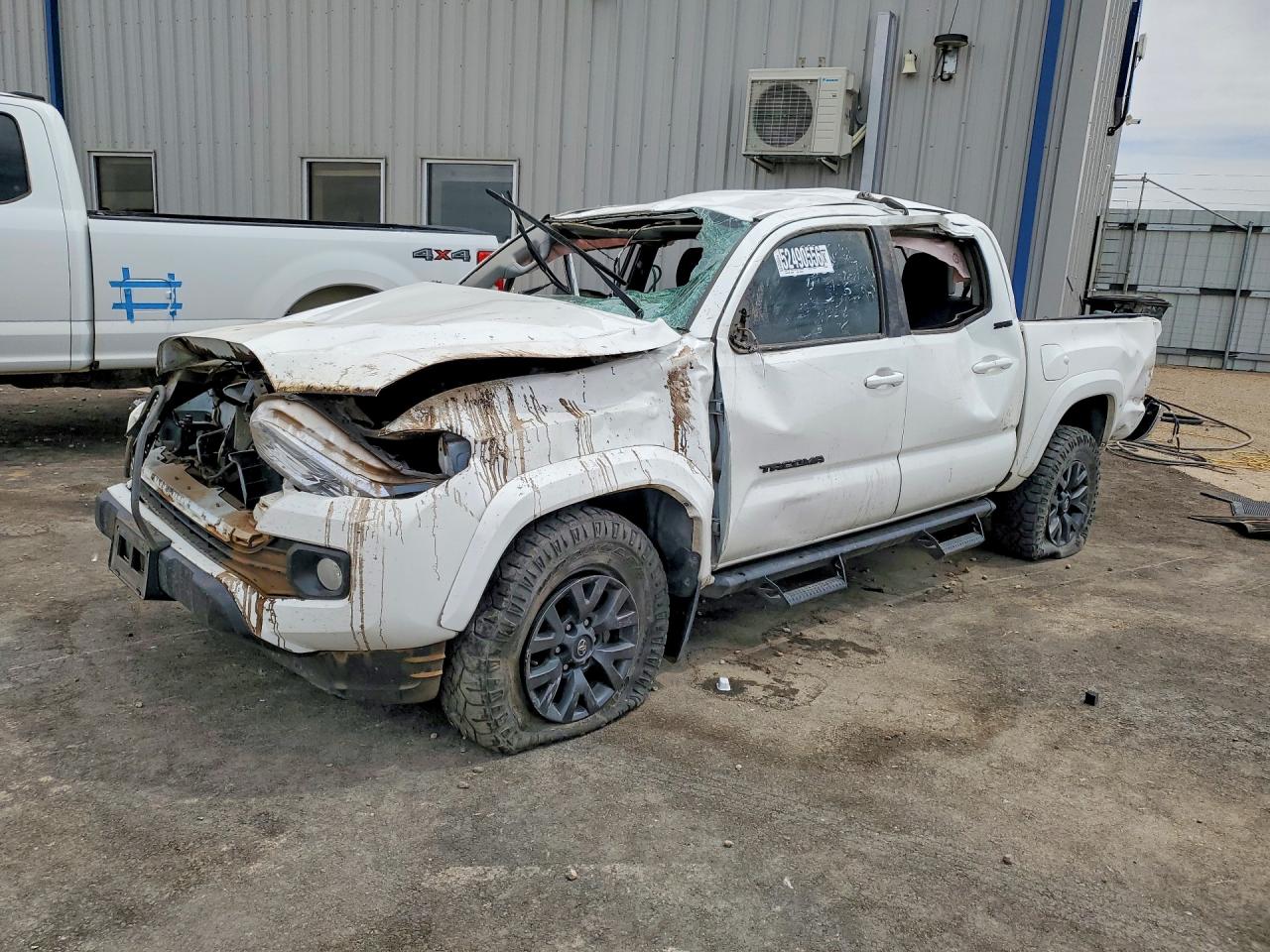 2023 Toyota Tacoma Sr5 V6 White vin: 3TYAZ5CN4PT039863