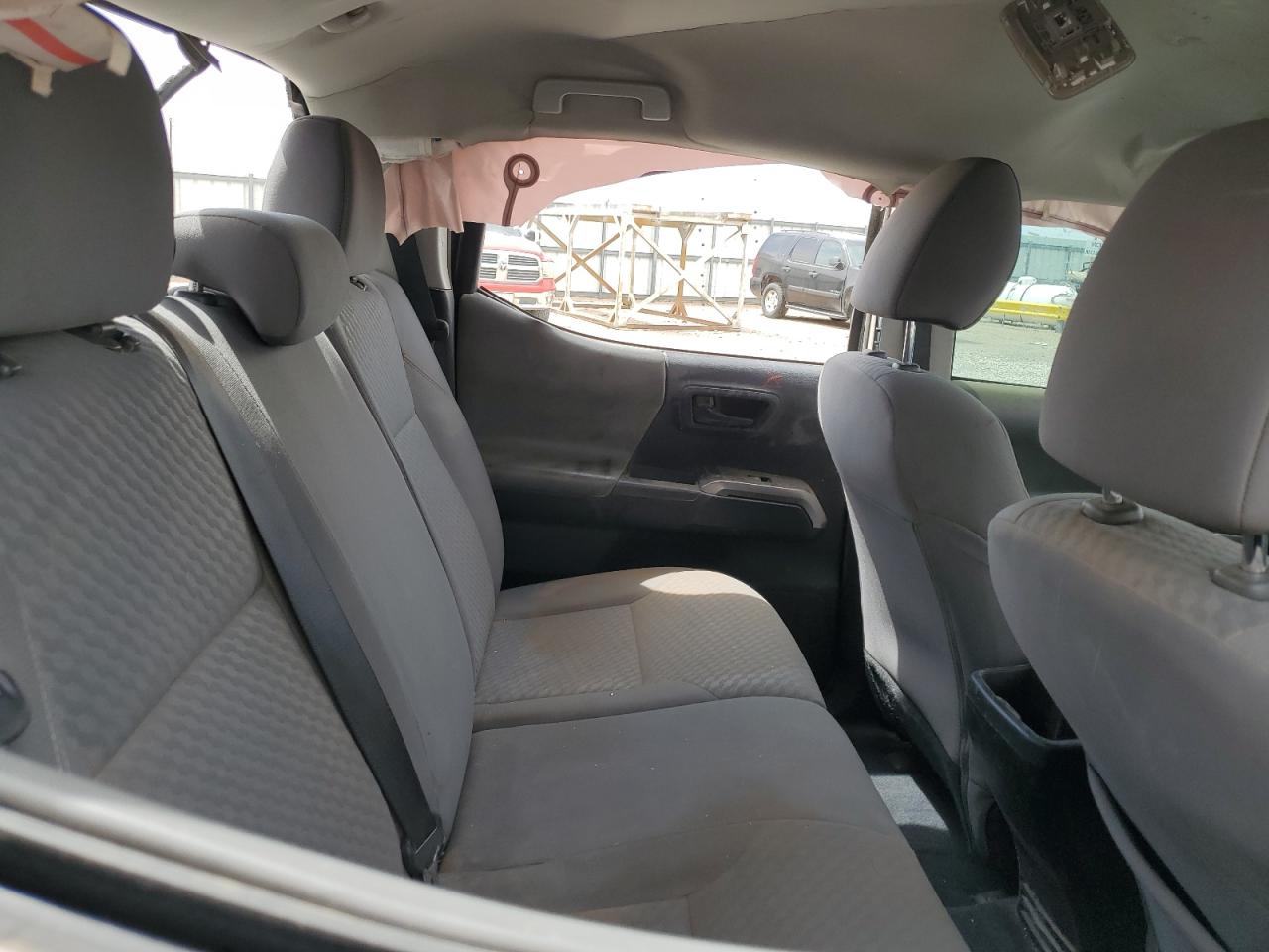 2023 Toyota Tacoma Sr5 V6 Белый vin: 3TYAZ5CN4PT039863 Damage: Left Side Curtain Air Bag, Deployed, Replacement Required