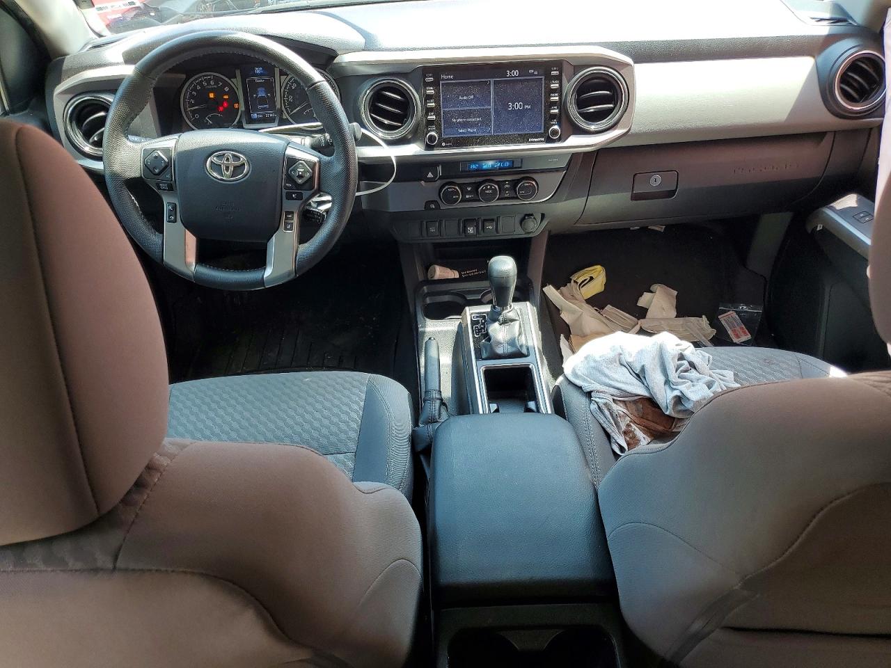 2021 Toyota Tacoma Sr5 V6 Red vin: 3TYAZ5CN7MT012295