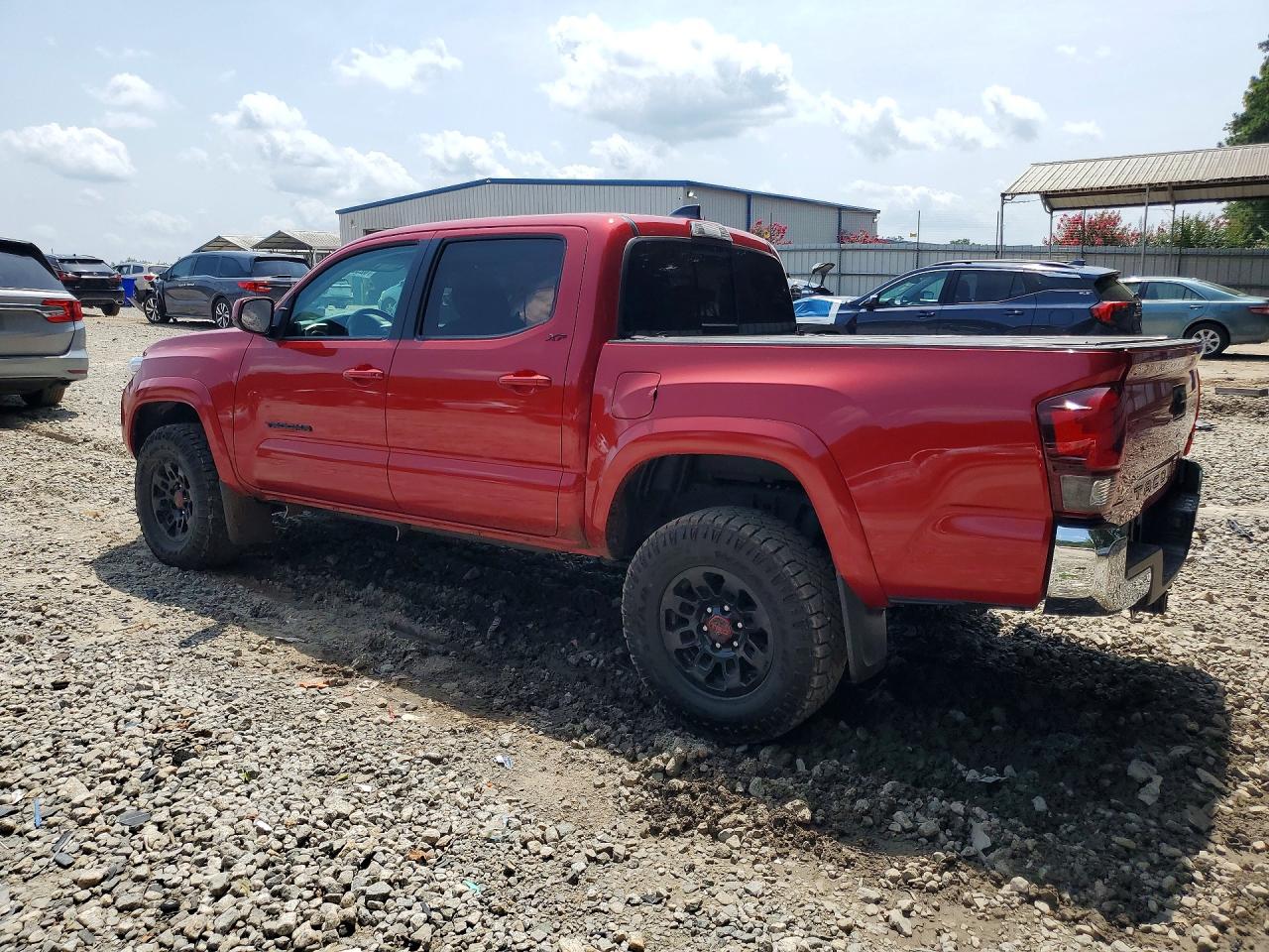 2021 Toyota Tacoma Sr5 V6 Red vin: 3TYAZ5CN7MT012295