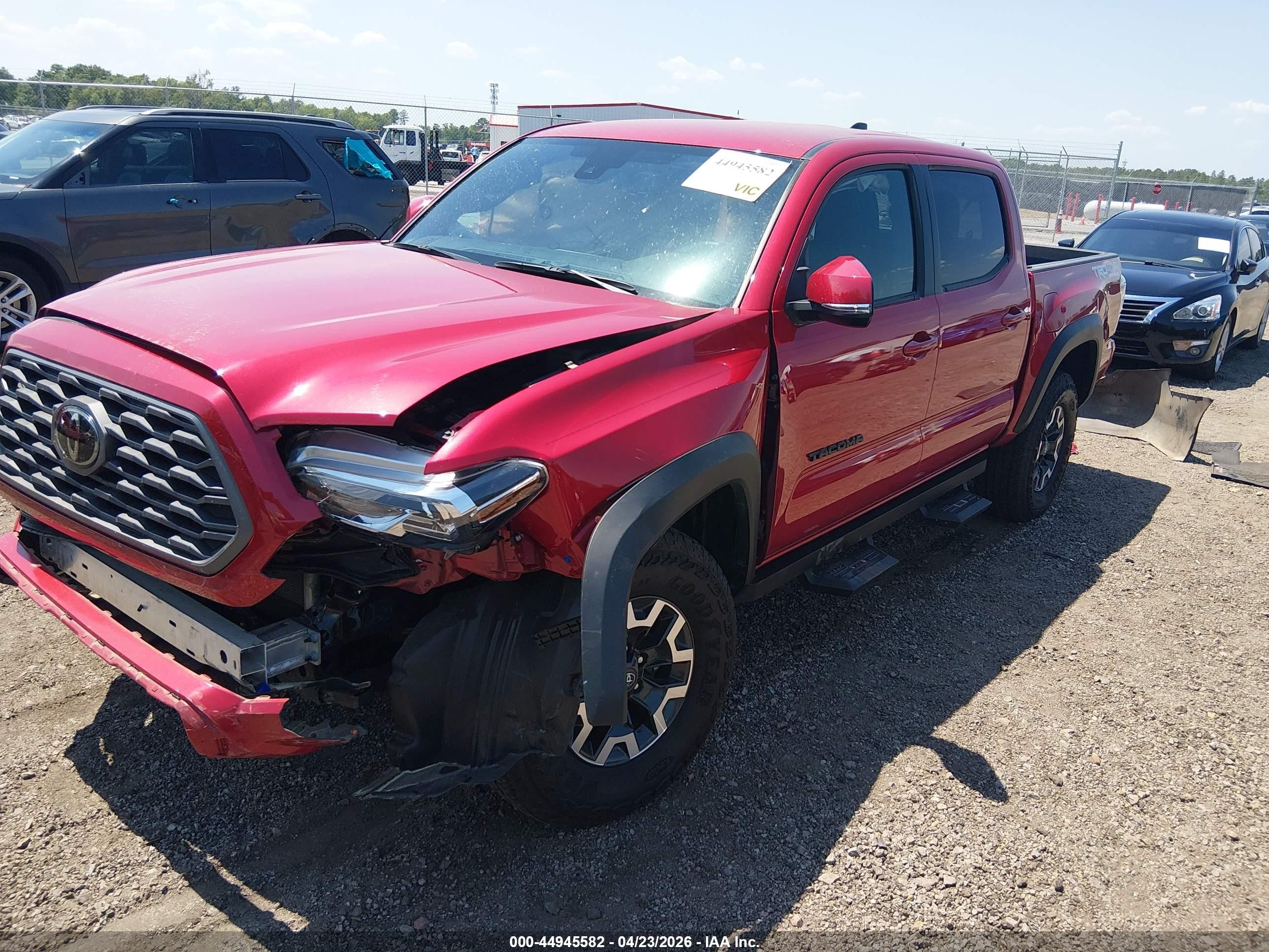 2023 Toyota Tacoma Trd Off Road Red vin: 3TYCZ5AN0PT165679