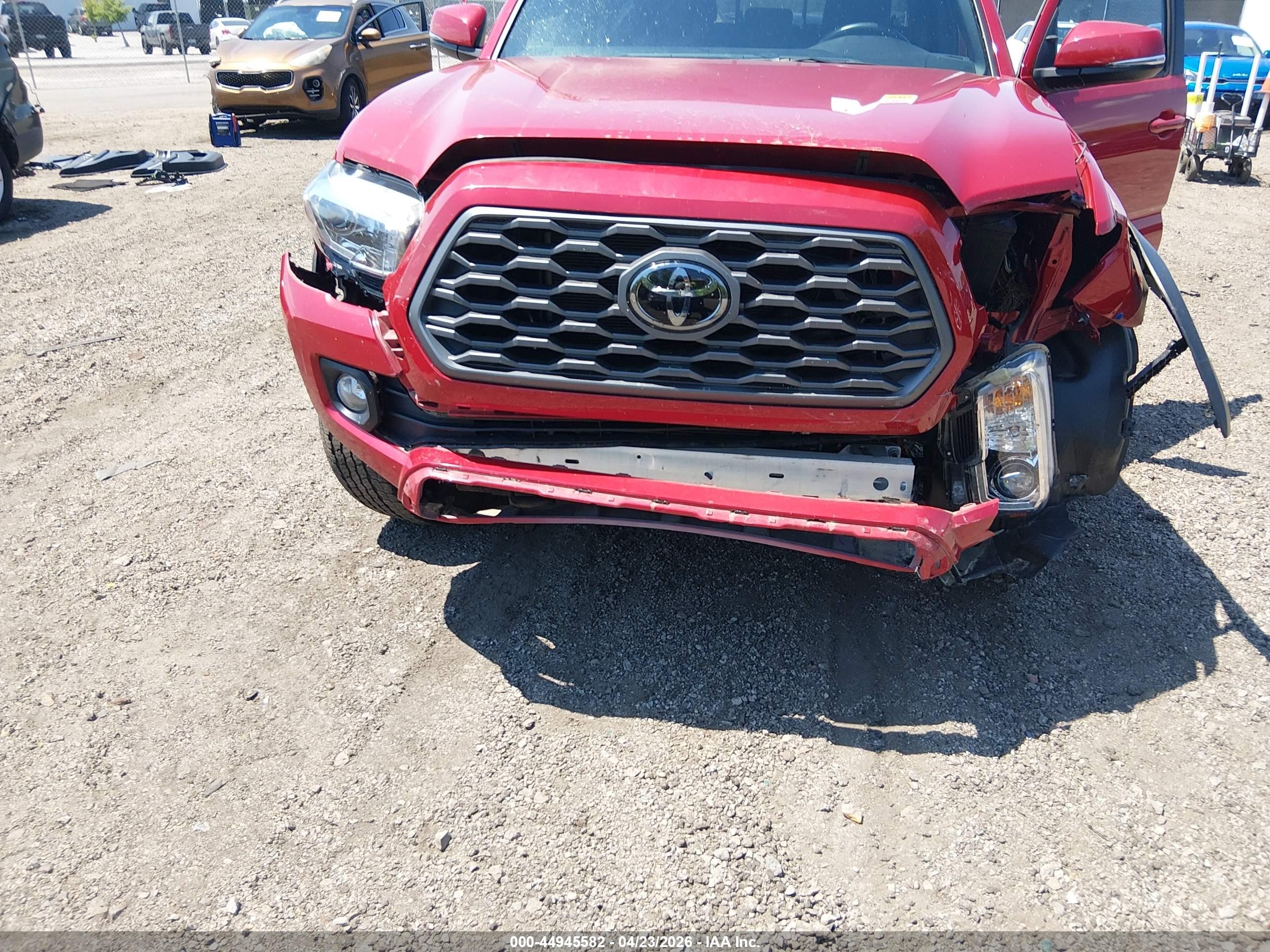2023 Toyota Tacoma Trd Off Road Red vin: 3TYCZ5AN0PT165679