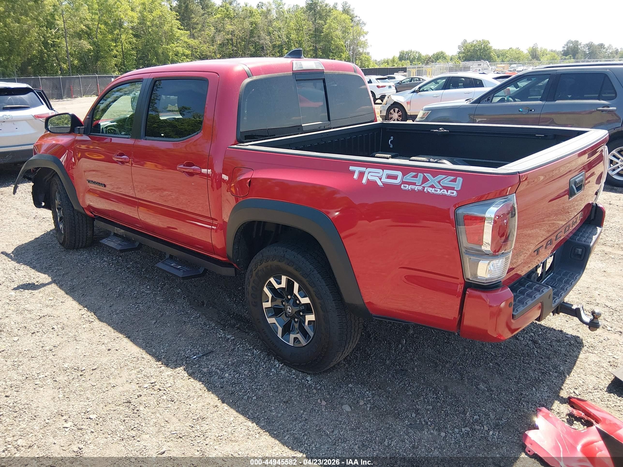 2023 Toyota Tacoma Trd Off Road Red vin: 3TYCZ5AN0PT165679