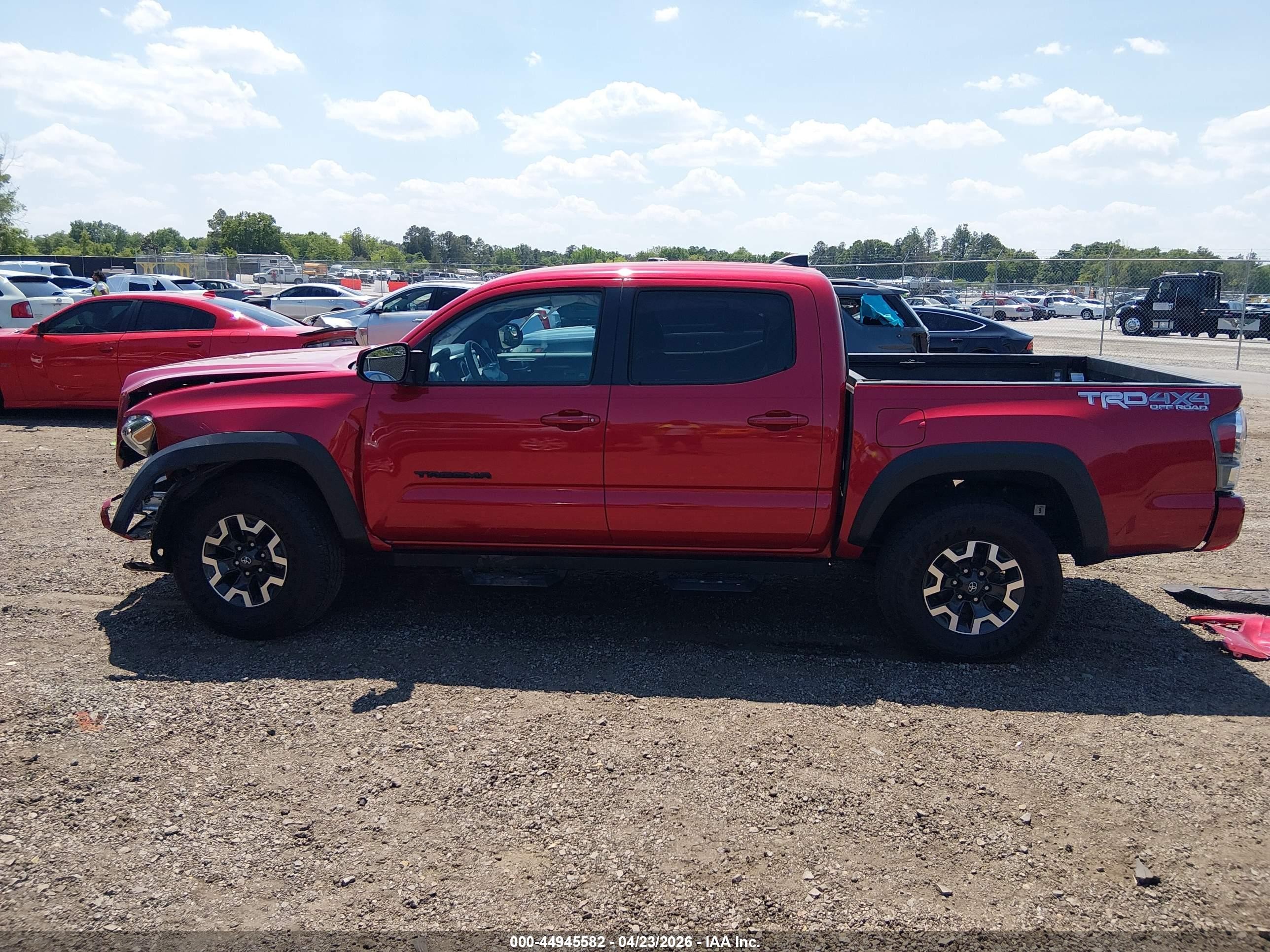 2023 Toyota Tacoma Trd Off Road Red vin: 3TYCZ5AN0PT165679
