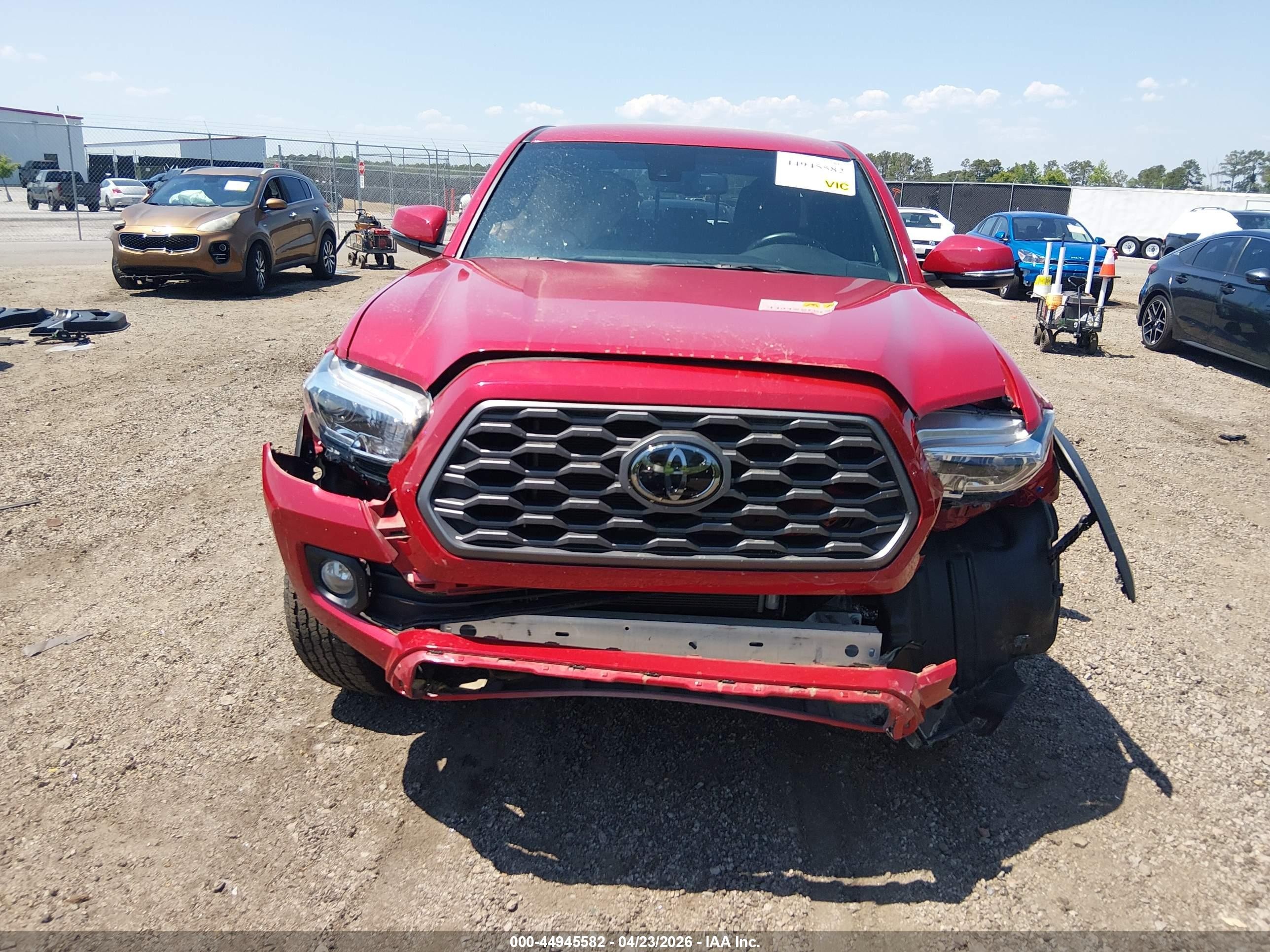 2023 Toyota Tacoma Trd Off Road Red vin: 3TYCZ5AN0PT165679