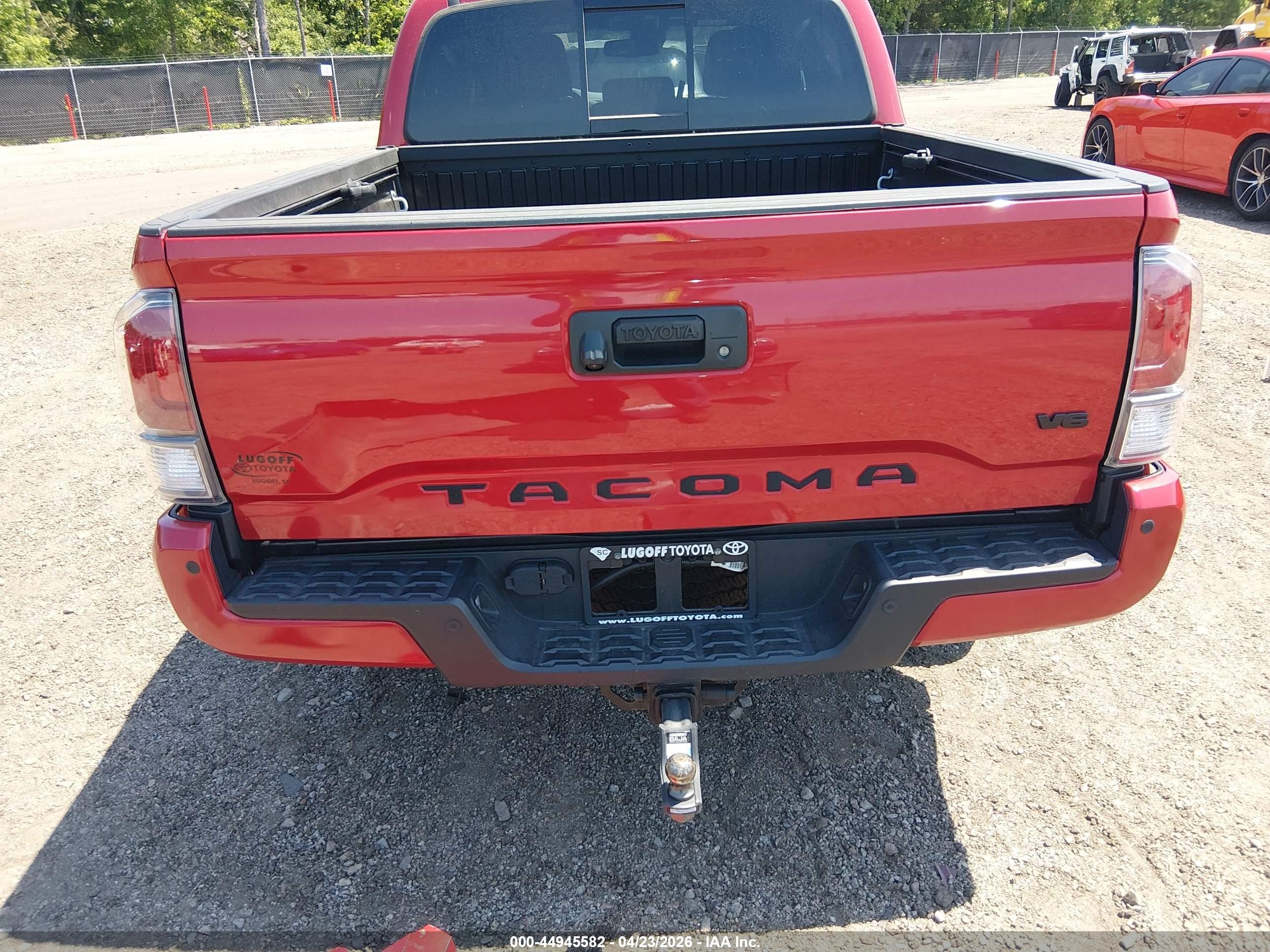 2023 Toyota Tacoma Trd Off Road Red vin: 3TYCZ5AN0PT165679