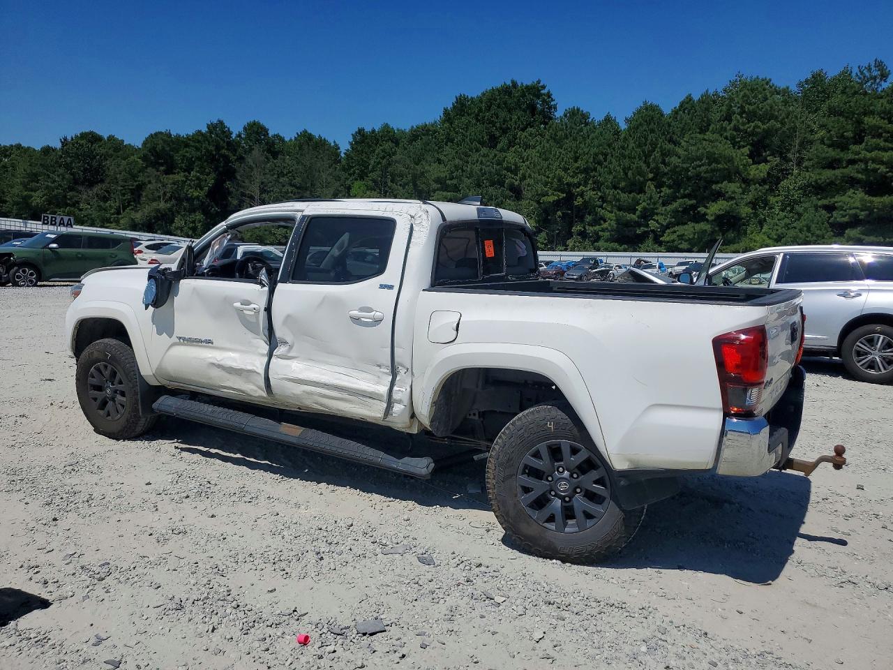 2021 Toyota Tacoma Sr5 V6 White vin: 3TYCZ5AN1MT026060
