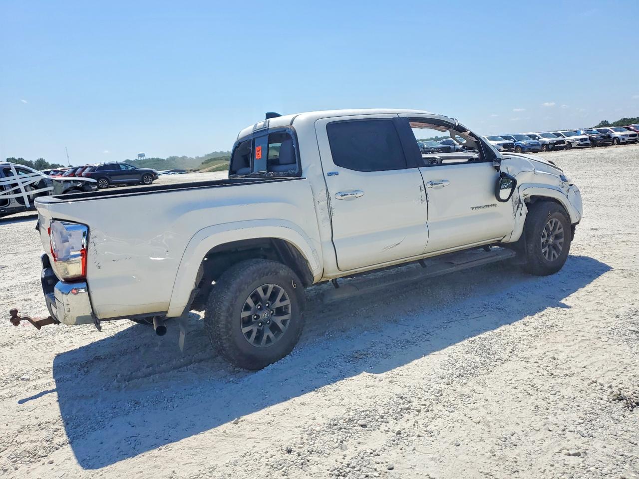 2021 Toyota Tacoma Sr5 V6 White vin: 3TYCZ5AN1MT026060