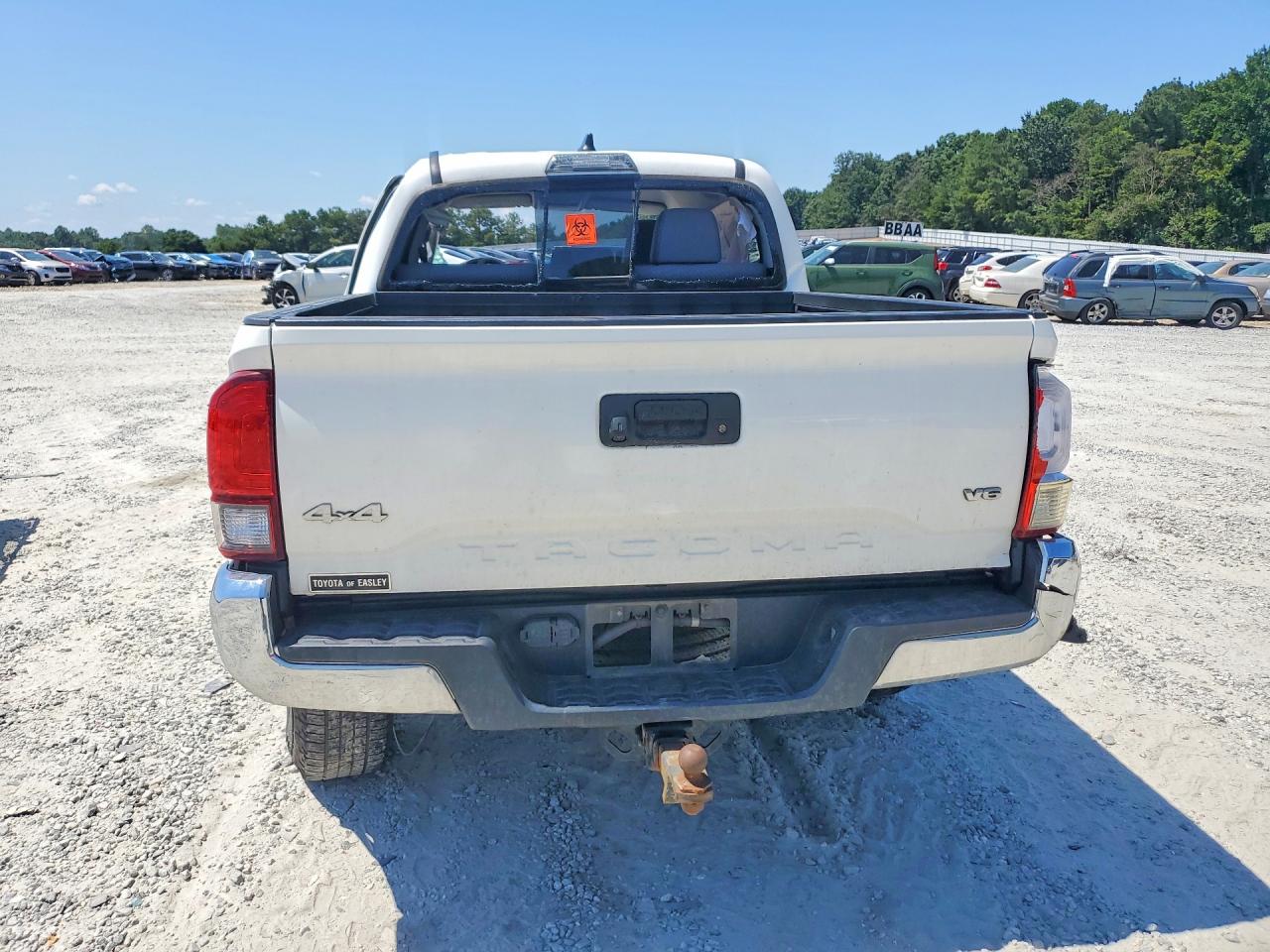 2021 Toyota Tacoma Sr5 V6 White vin: 3TYCZ5AN1MT026060