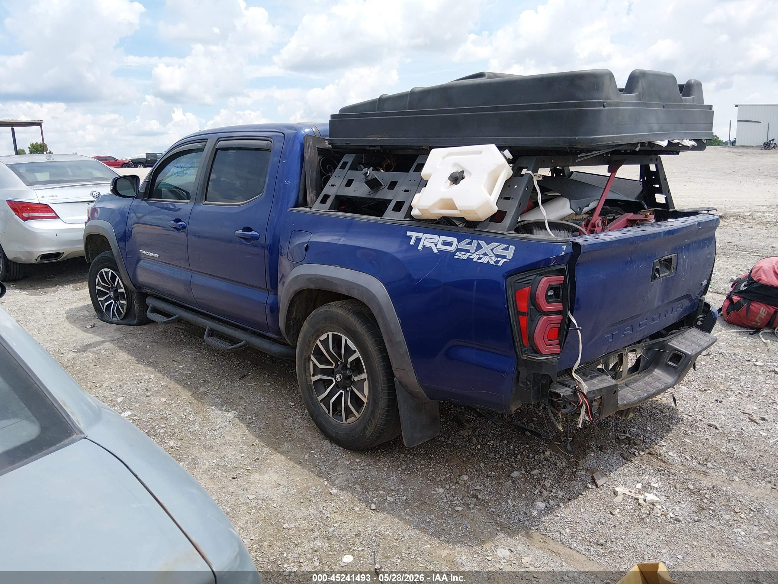 2023 Toyota Tacoma Trd Sport Фиолетовый vin: 3TYCZ5AN1PT111615