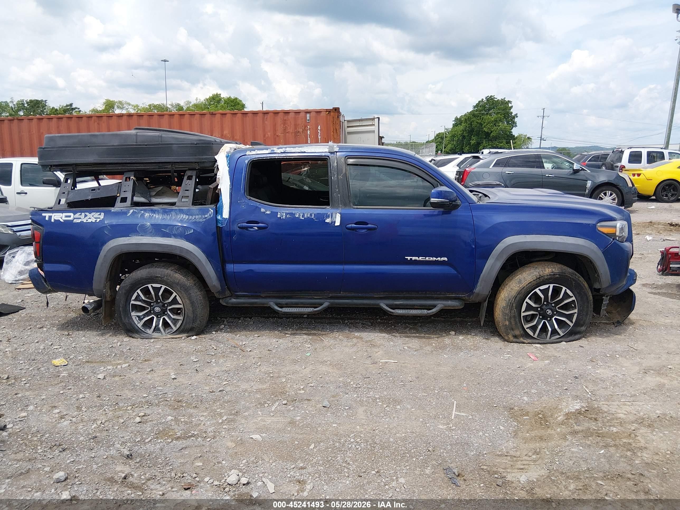 2023 Toyota Tacoma Trd Sport Фиолетовый vin: 3TYCZ5AN1PT111615