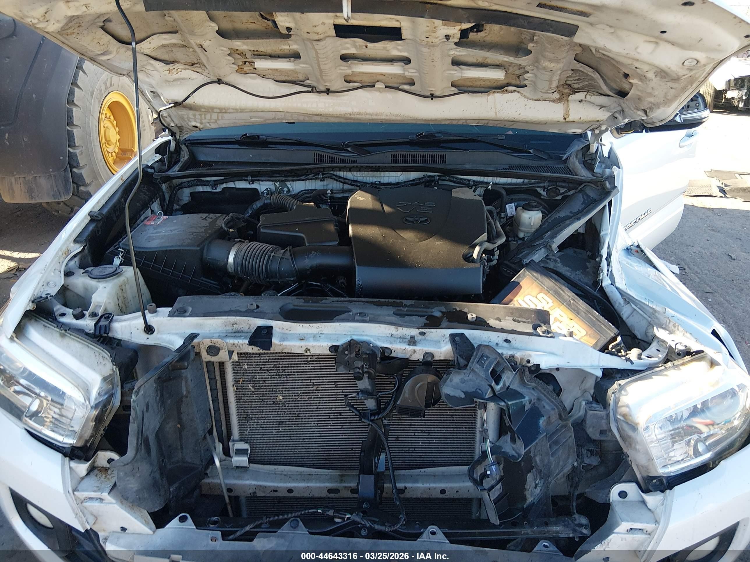 2021 Toyota Tacoma Trd Sport White vin: 3TYCZ5AN4MT033617