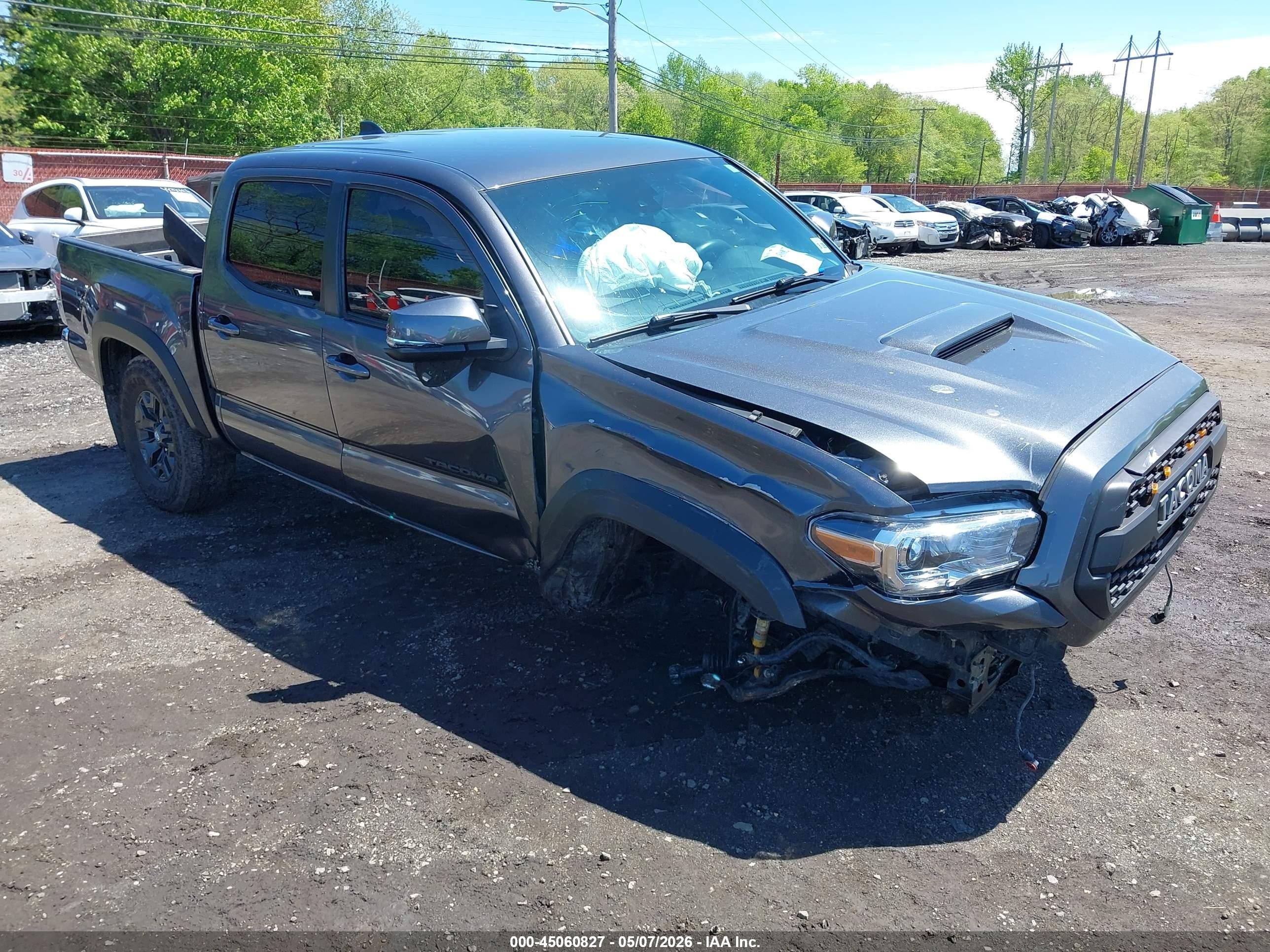 2023 Toyota Tacoma Trd Off Road Серый vin: 3TYCZ5AN5PT128353
