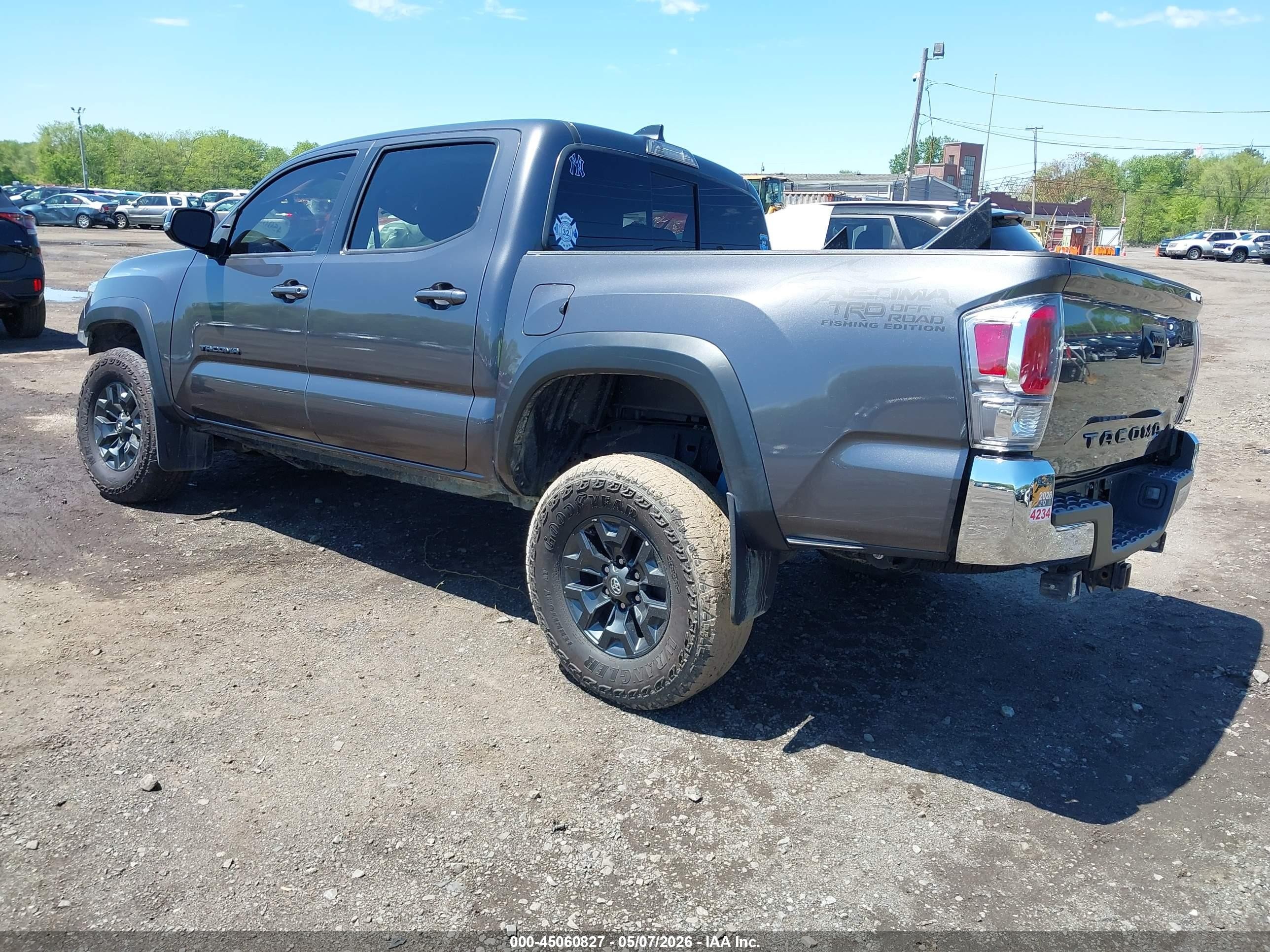 2023 Toyota Tacoma Trd Off Road Серый vin: 3TYCZ5AN5PT128353