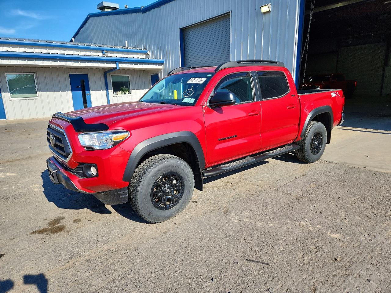 2023 Toyota Tacoma Sr5 V6 Red vin: 3TYCZ5AN5PT153835